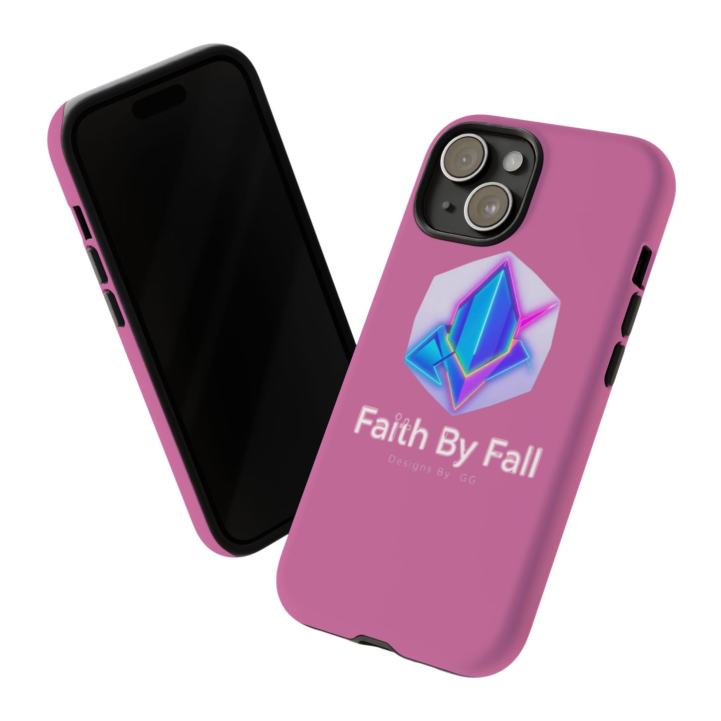Vibrant Phone Case with Motivational Design - Faith By Fall, Colorful Phone Cover, Customizable Mobile Accessory, Unique Gift Idea, [...]