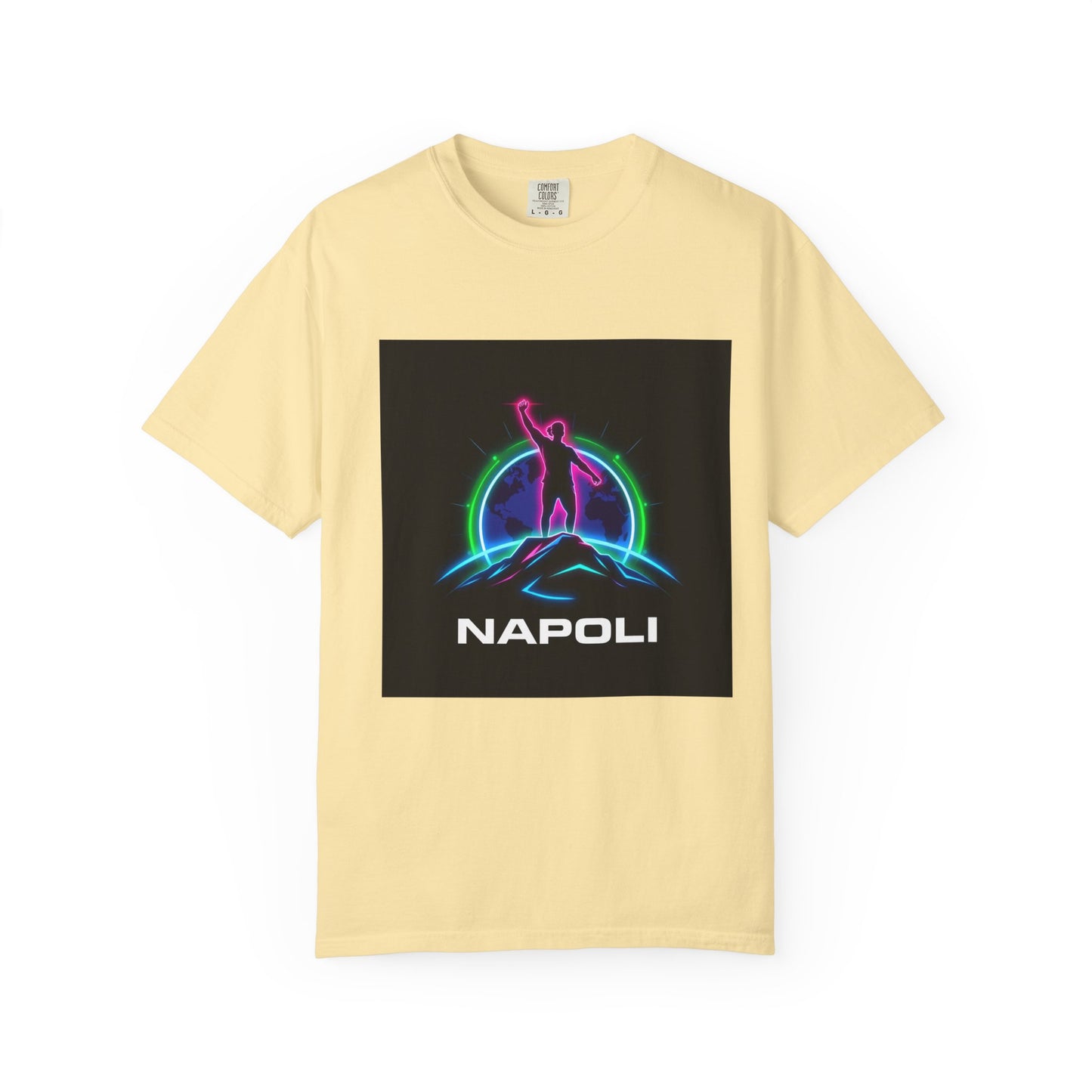 Neon Napoli T-Shirt for Adventurers, Retro Graphic Tee, Perfect for Travelers, Gifts for Him/Her, Cool Streetwear, Casual Outfit