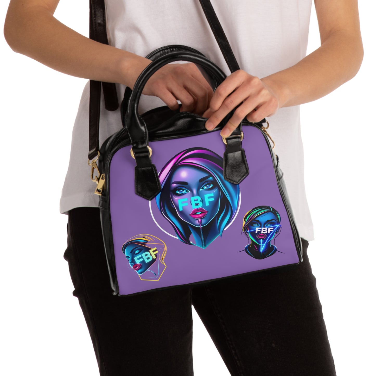 Vibrant Shoulder Handbag, Fashionable Bag for Women, Stylish Tote, Everyday Purse, Gift for Her, Trendy Accessory