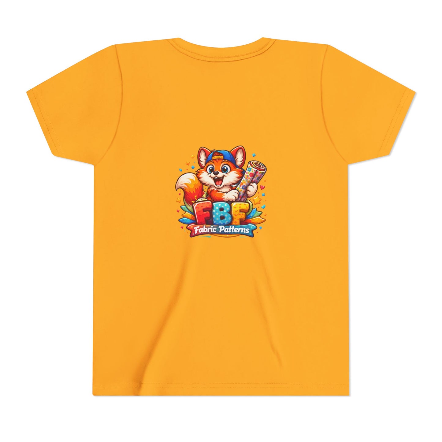 Youth Tee — Colorful Cartoon Fox 'FBF' Logo Kids Shirt