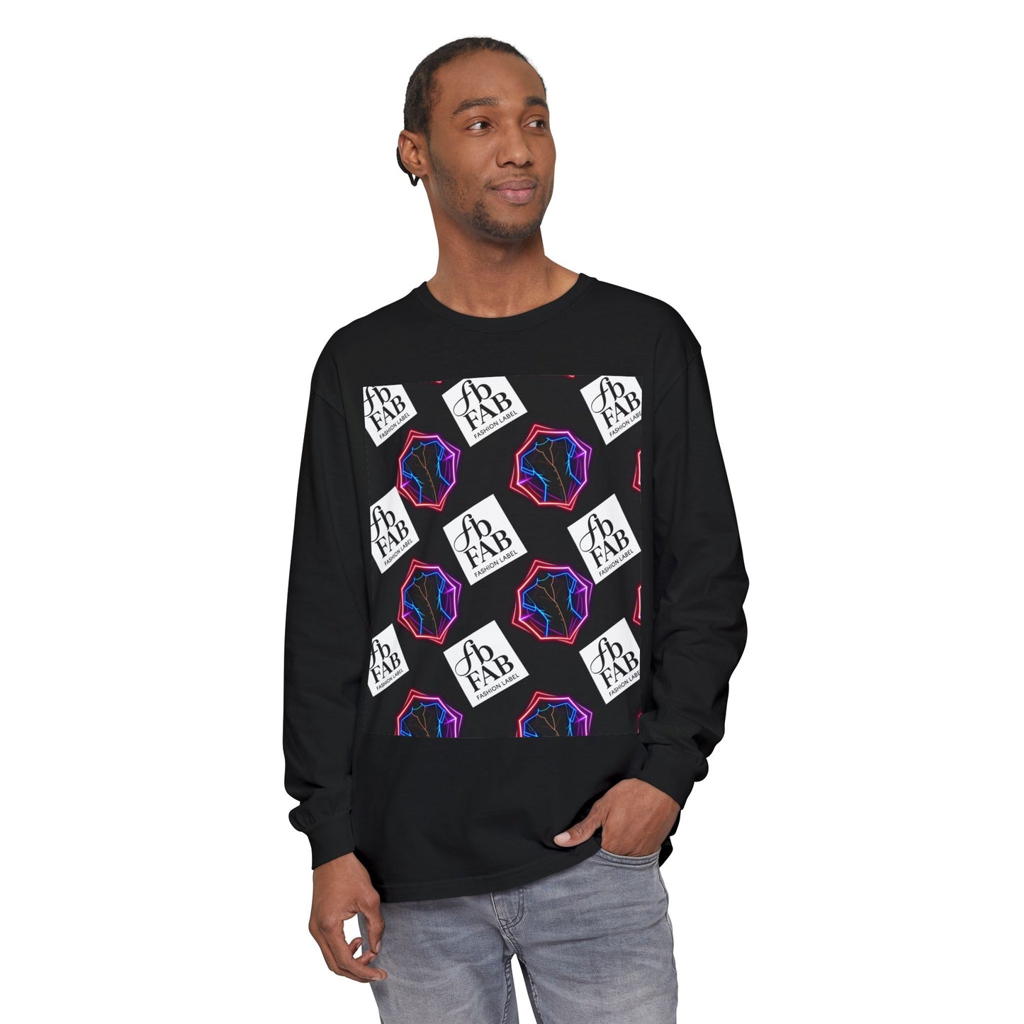 Unisex Garment-dyed Long Sleeve T-Shirt