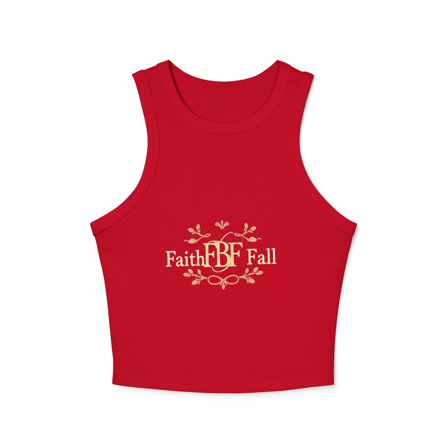 Faith & Fall Women's Racer Tank Top, Casual Summer Top, Inspirational Apparel, Fashion Tank, Gift for Her