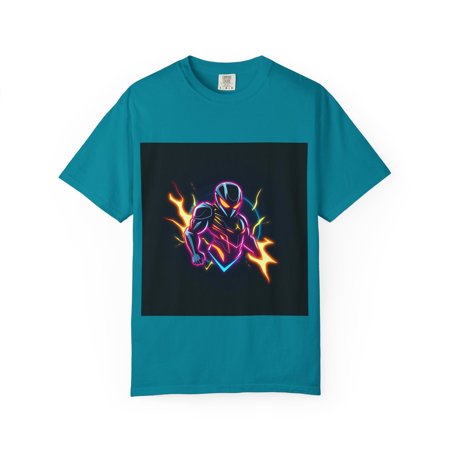 Vibrant Unisex Graphic T-Shirt, Cosmic Dreams Tee, Retro Neon Shirt, Stylish Casual Wear, Gift for Gamers & Dreamers