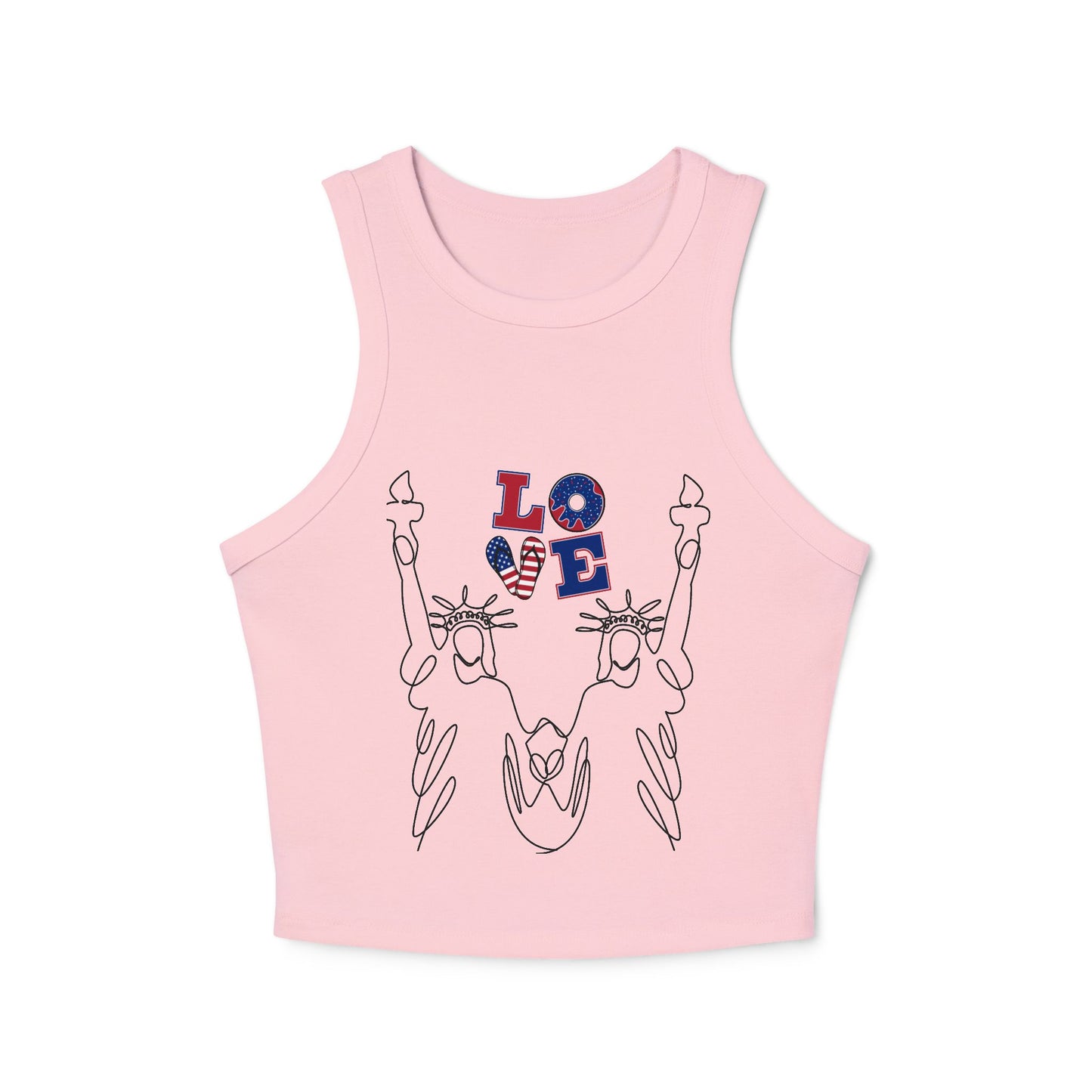 Women's Micro Rib Racer Tank Top