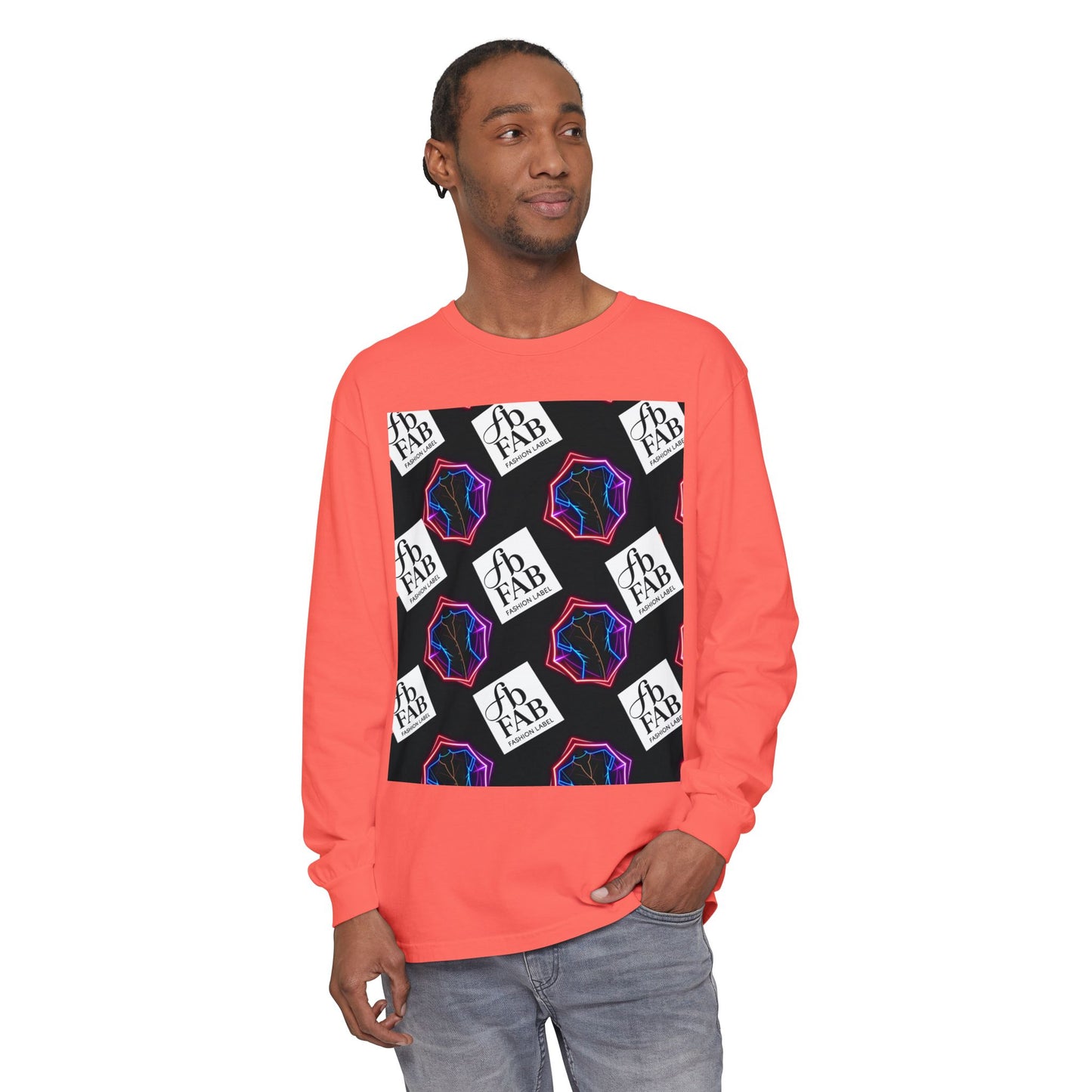 Unisex Garment-dyed Long Sleeve T-Shirt