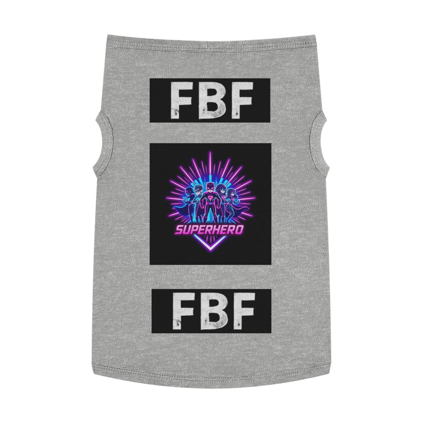 Superhero Pet Tank Top | Cute Dog Shirt, Pet Apparel for Comic Lovers, Gift for Pet Owners, Summer Wear, FBF Design