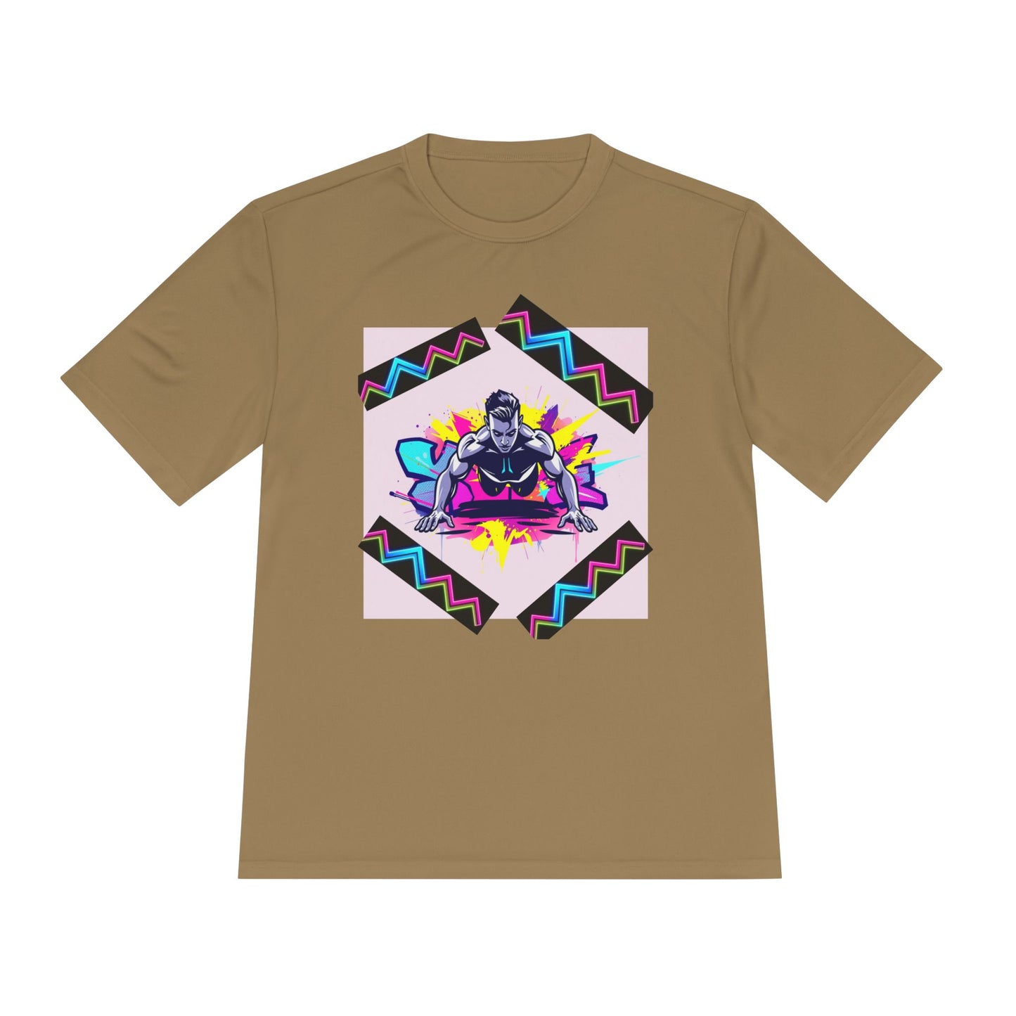 Vibrant Graphic Moisture Wicking Tee for Active Lifestyle