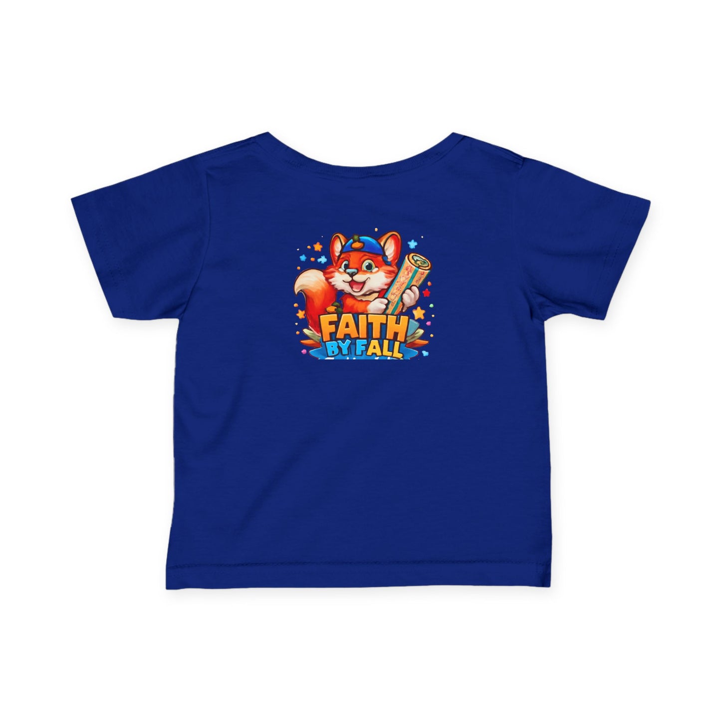 Infant Tee — Cute Fox "Faith Fox" Graphic Baby Shirt