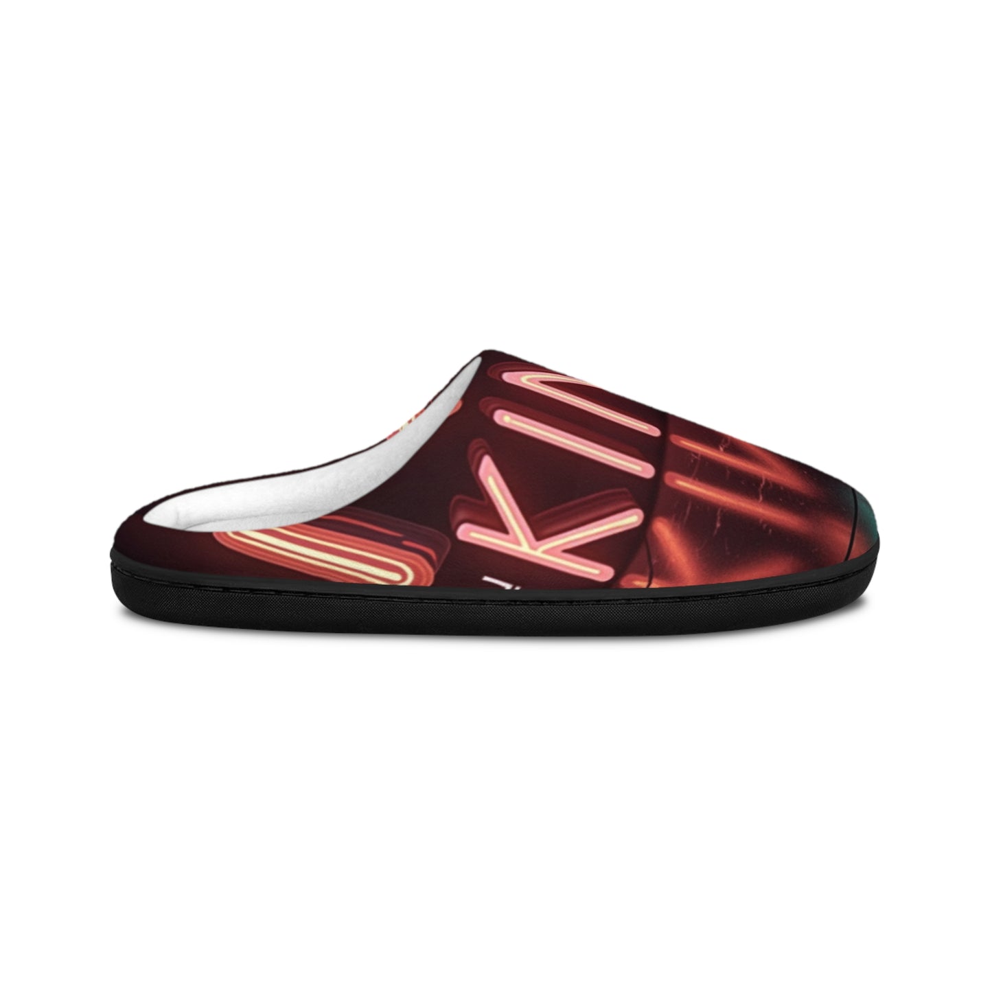 Cozy Neon Men's Indoor Slippers - Stylish Home Footwear, Perfect Gift for Him, Relaxation, and Casual Wear