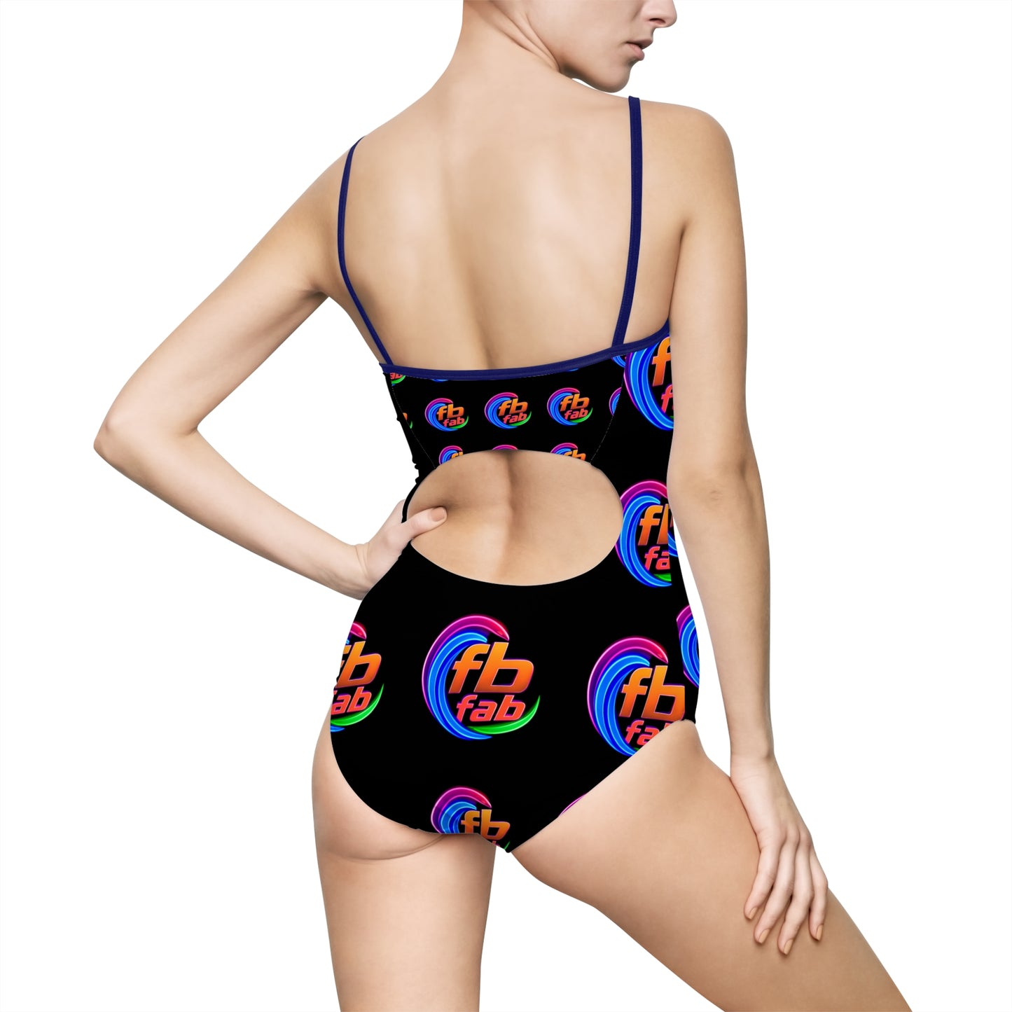 Lucky Lady Women's One-Piece Swimsuit - Stylish Swimwear for Beach Days