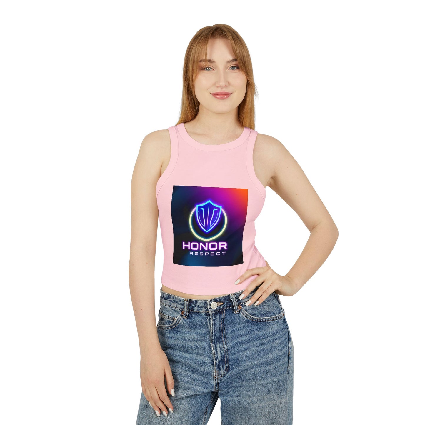 Women's Micro Rib Racer Tank Top