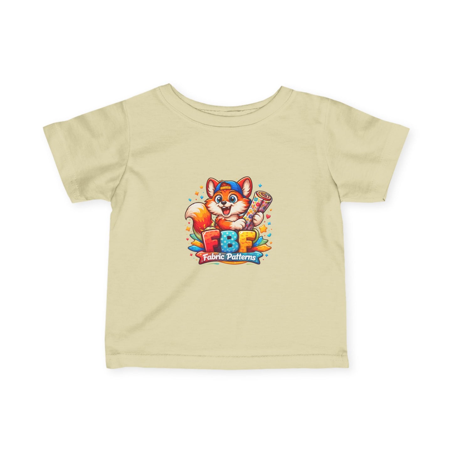 Infant Tee — Cute Fox "Faith Fox" Graphic Baby Shirt