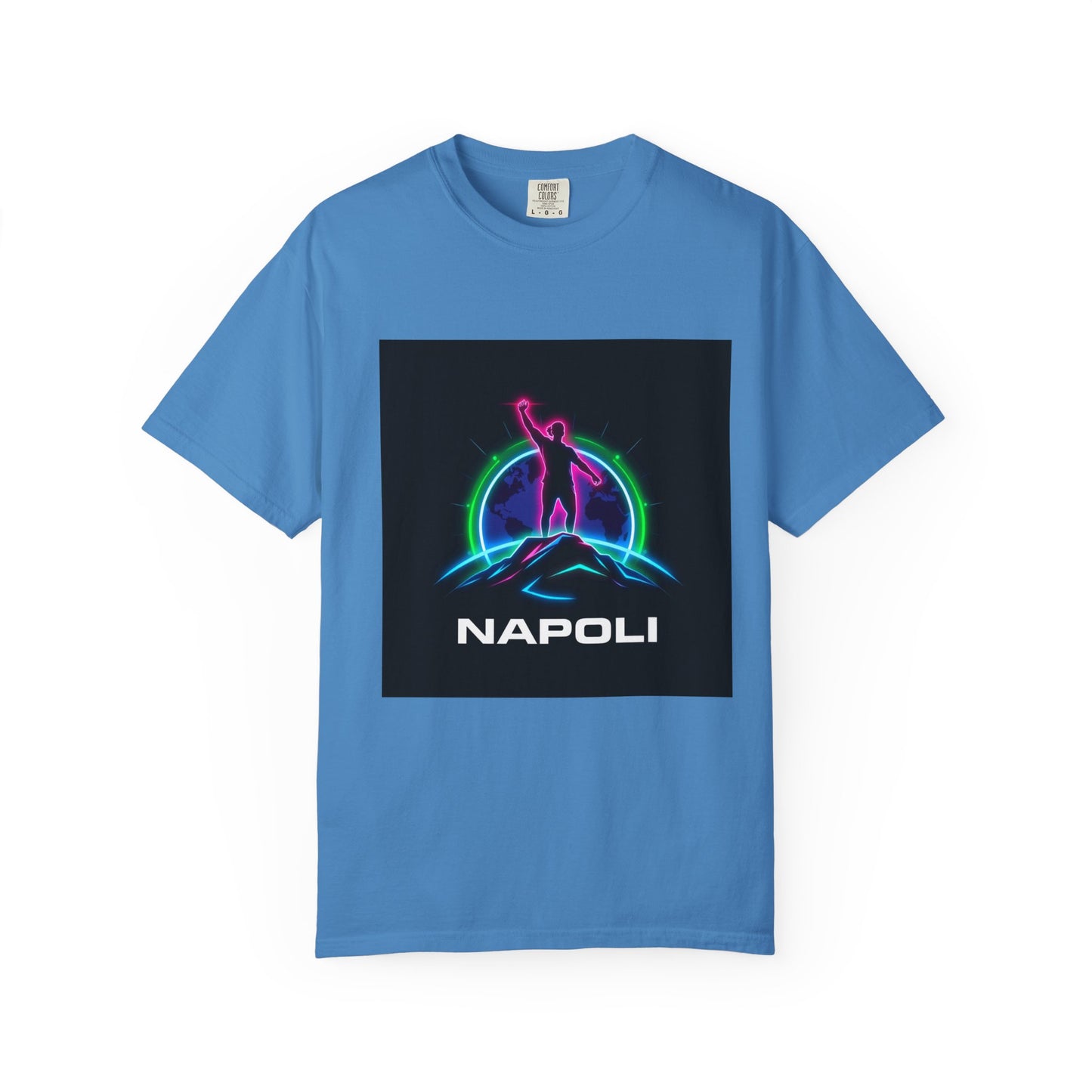 Neon Napoli T-Shirt for Adventurers, Retro Graphic Tee, Perfect for Travelers, Gifts for Him/Her, Cool Streetwear, Casual Outfit