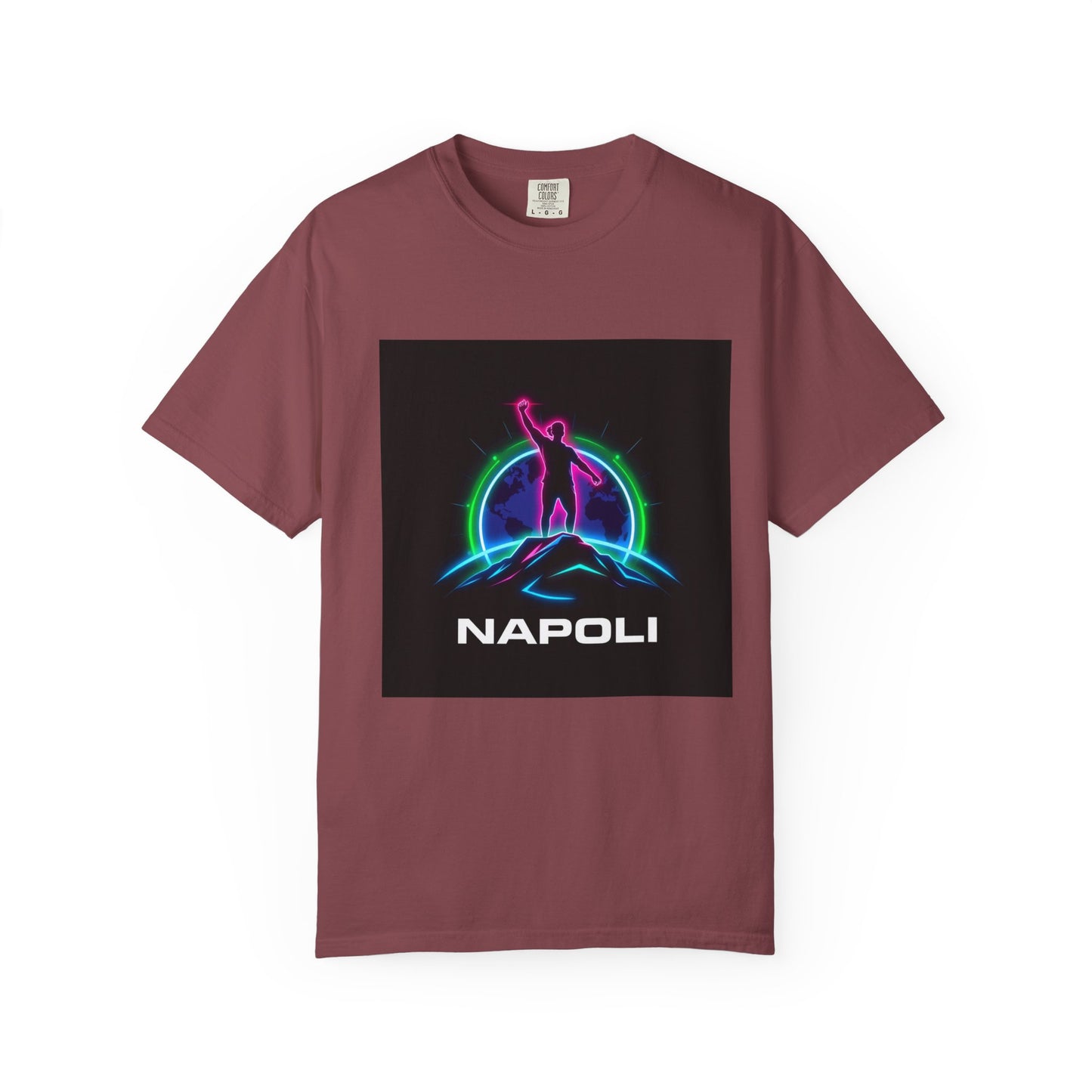 Neon Napoli T-Shirt for Adventurers, Retro Graphic Tee, Perfect for Travelers, Gifts for Him/Her, Cool Streetwear, Casual Outfit