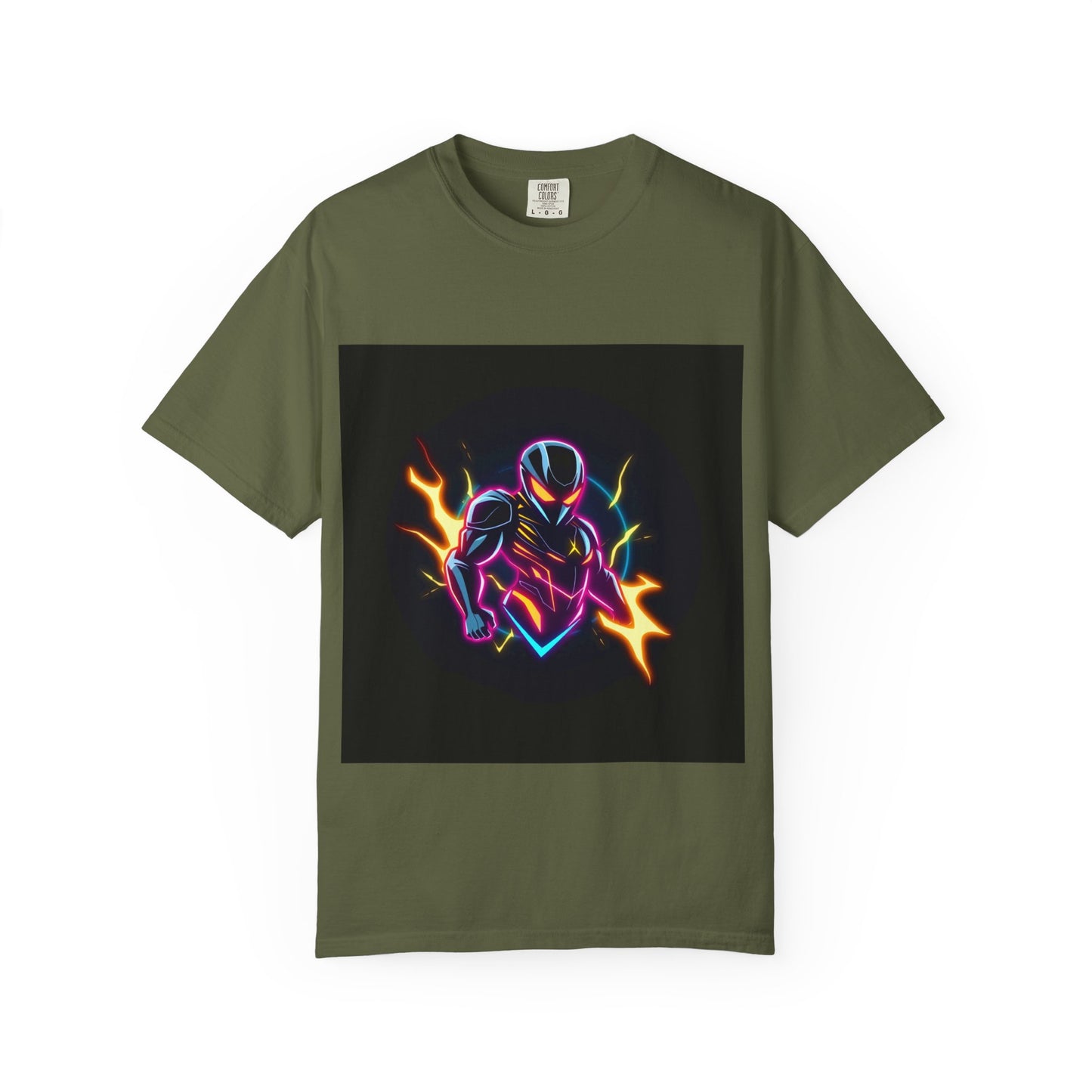 Vibrant Unisex Graphic T-Shirt, Cosmic Dreams Tee, Retro Neon Shirt, Stylish Casual Wear, Gift for Gamers & Dreamers