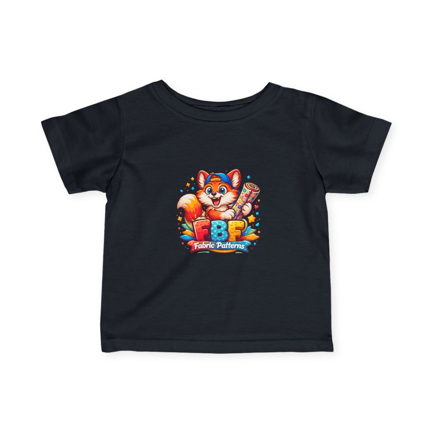 Infant Tee — Cute Fox "Faith Fox" Graphic Baby Shirt