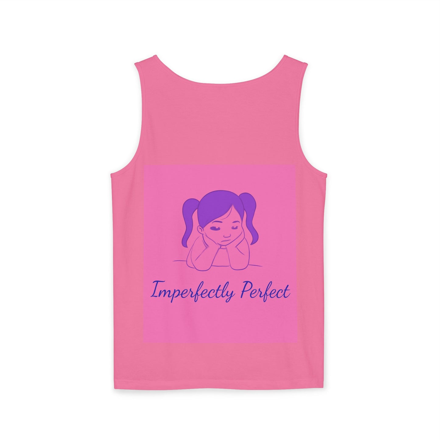 Unisex Graphic Tank Top, Cute Casual Summer Wear, Perfect for Gifts, Self-Love Celebration, Festive & Fun, Daily Comfort