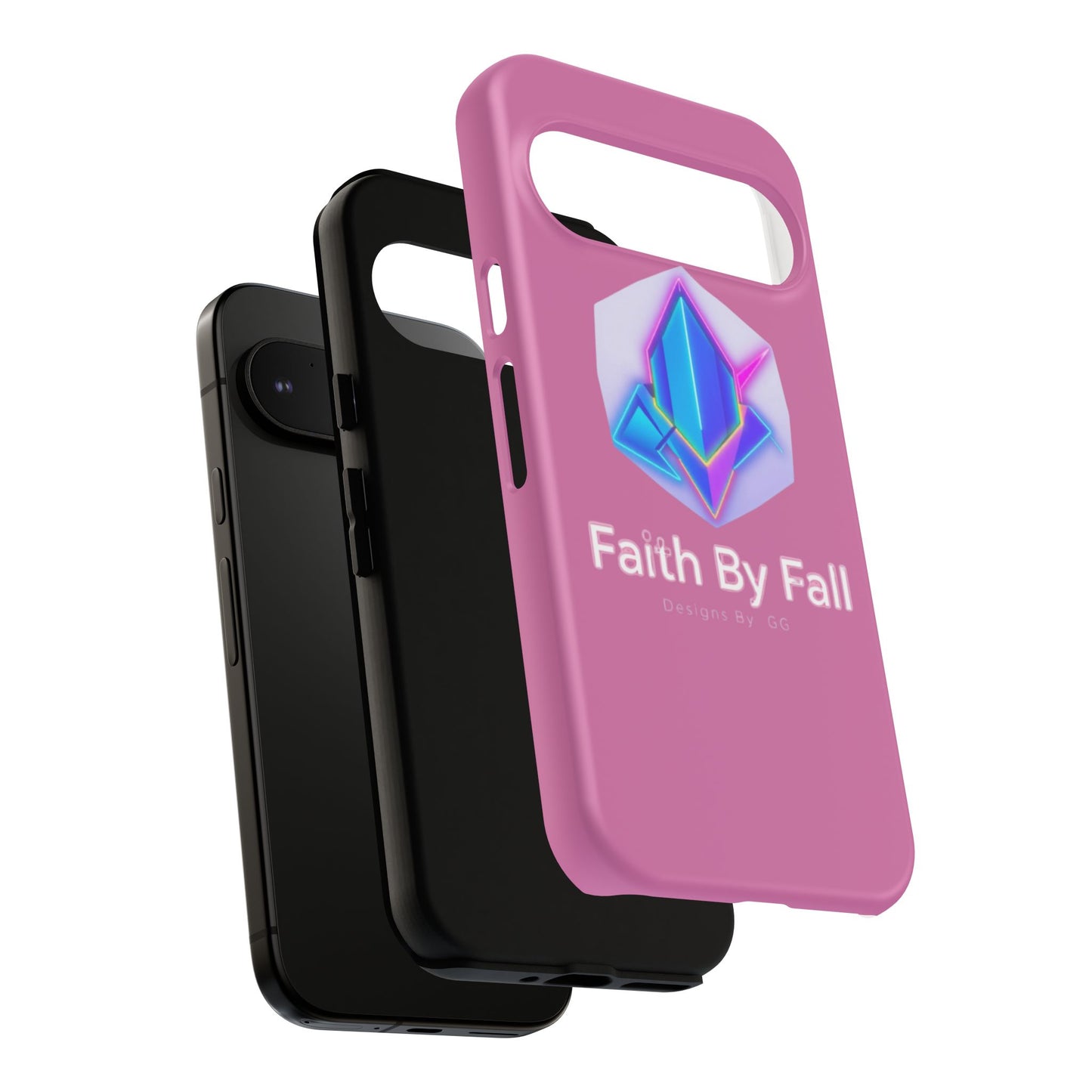 Vibrant Phone Case with Motivational Design - Faith By Fall, Colorful Phone Cover, Customizable Mobile Accessory, Unique Gift Idea, [...]