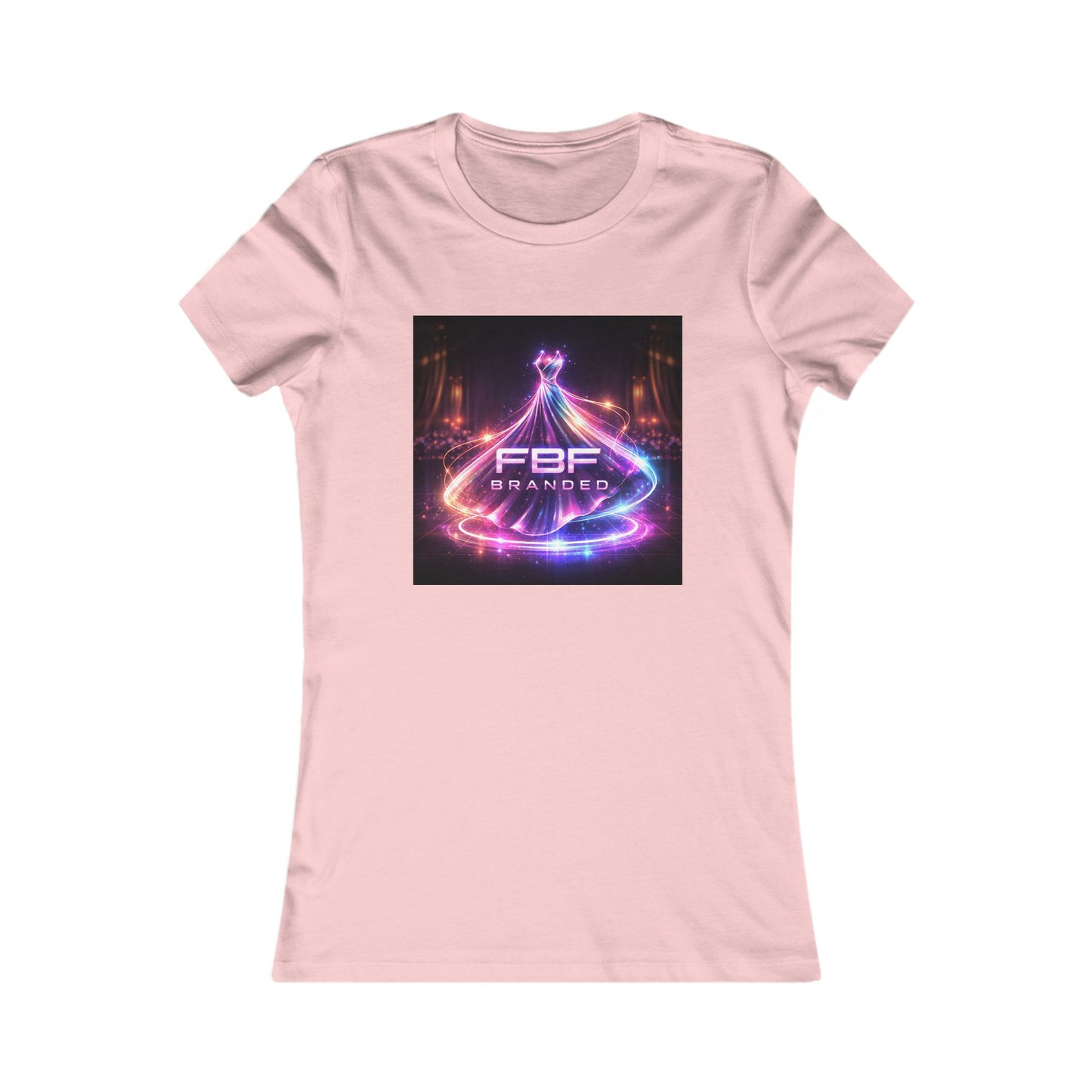 Faith Fall Women's Tee — Neon Holiday Tree Logo