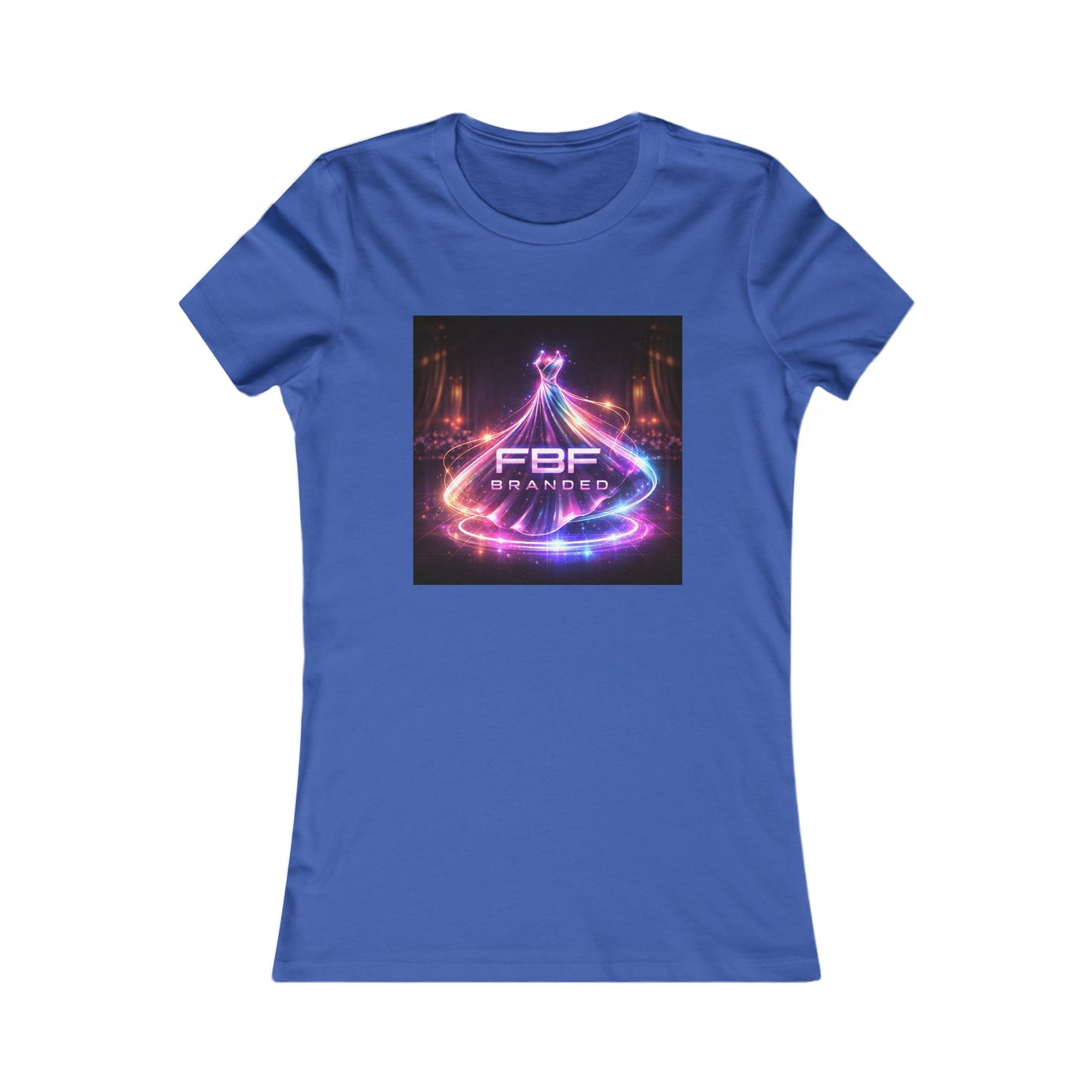 Faith Fall Women's Tee — Neon Holiday Tree Logo