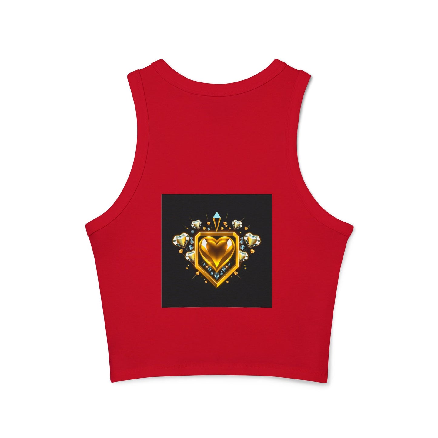 Heart Shield Women's Micro Rib Racer Tank Top