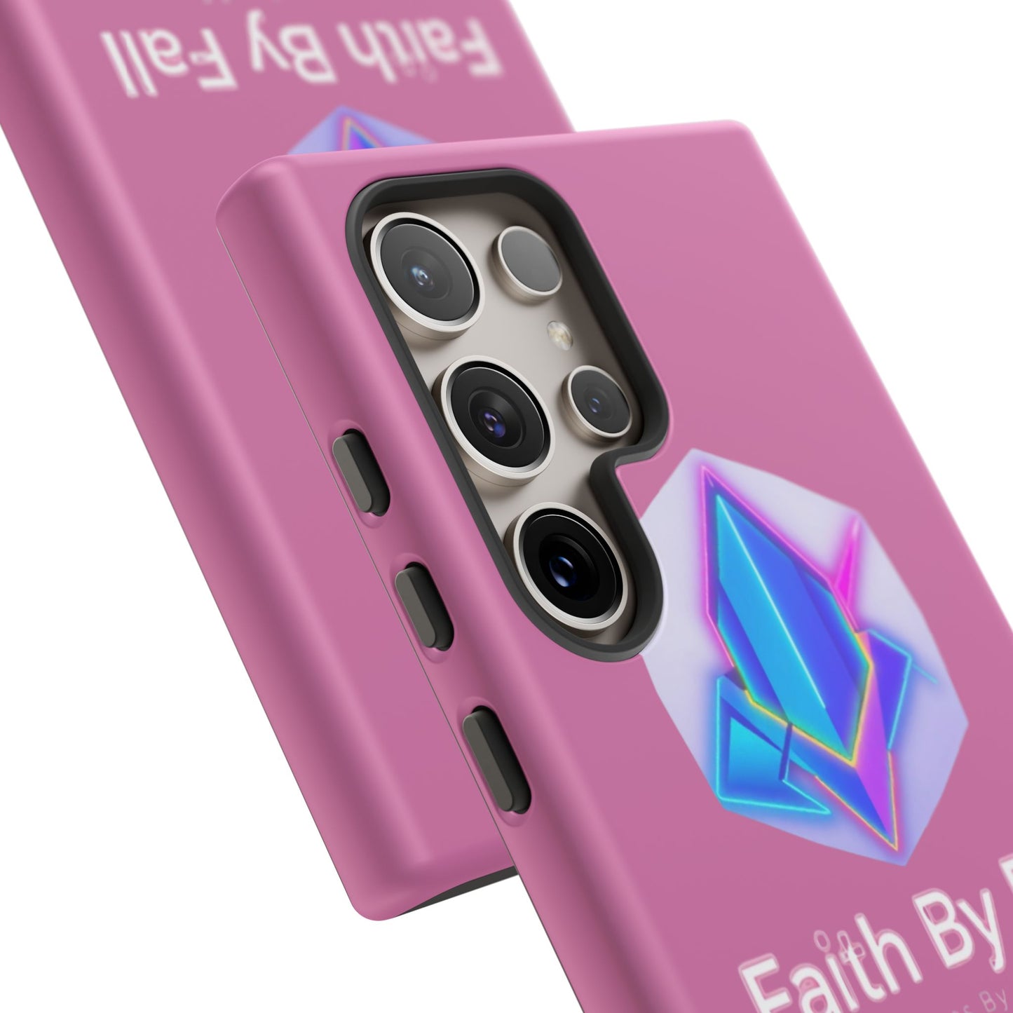 Vibrant Phone Case with Motivational Design - Faith By Fall, Colorful Phone Cover, Customizable Mobile Accessory, Unique Gift Idea, [...]