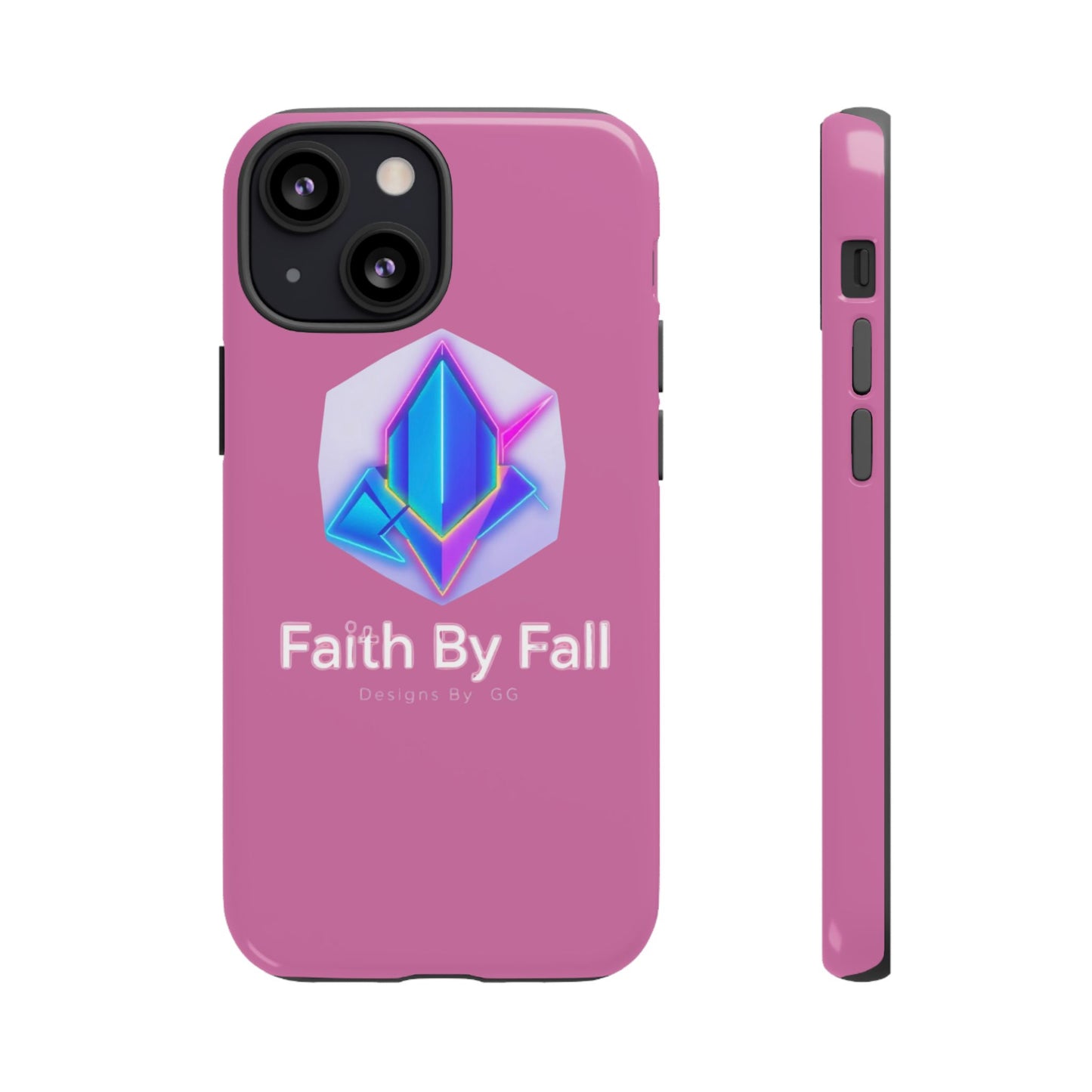 Vibrant Phone Case with Motivational Design - Faith By Fall, Colorful Phone Cover, Customizable Mobile Accessory, Unique Gift Idea, [...]