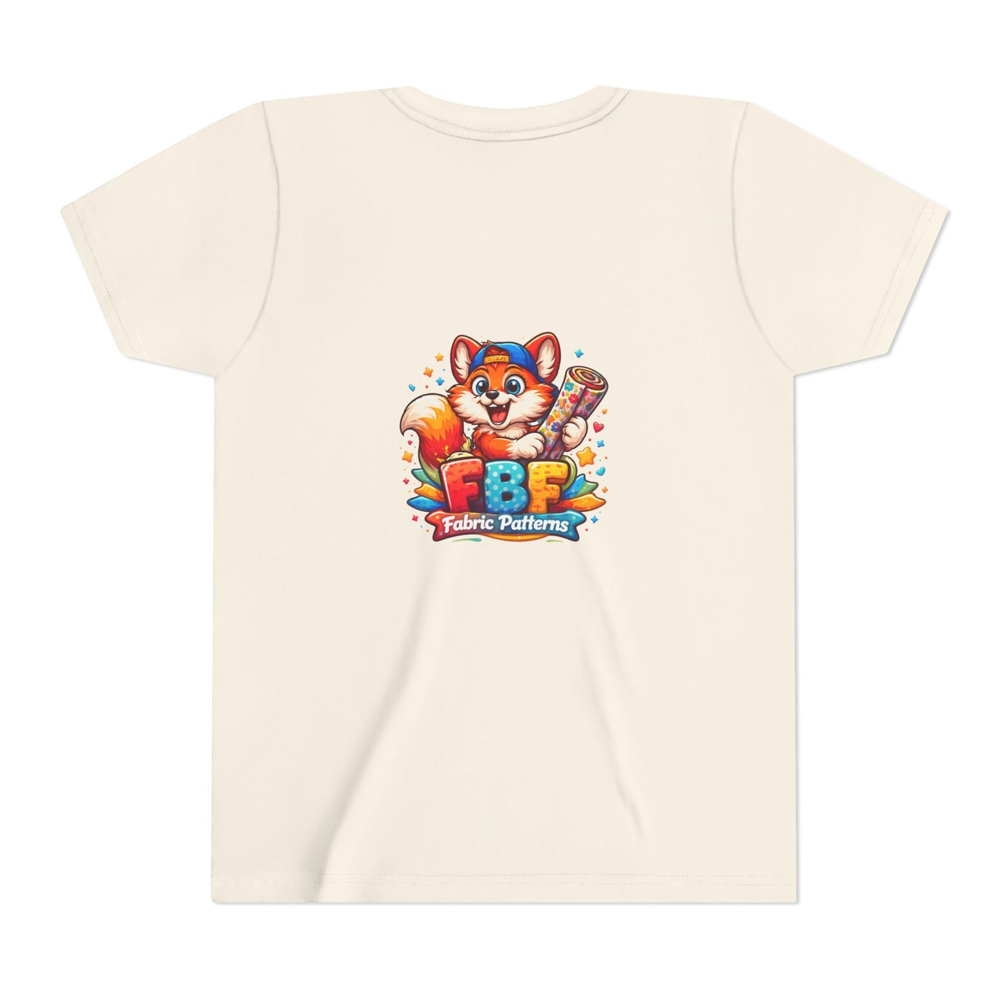 Youth Tee — Colorful Cartoon Fox 'FBF' Logo Kids Shirt