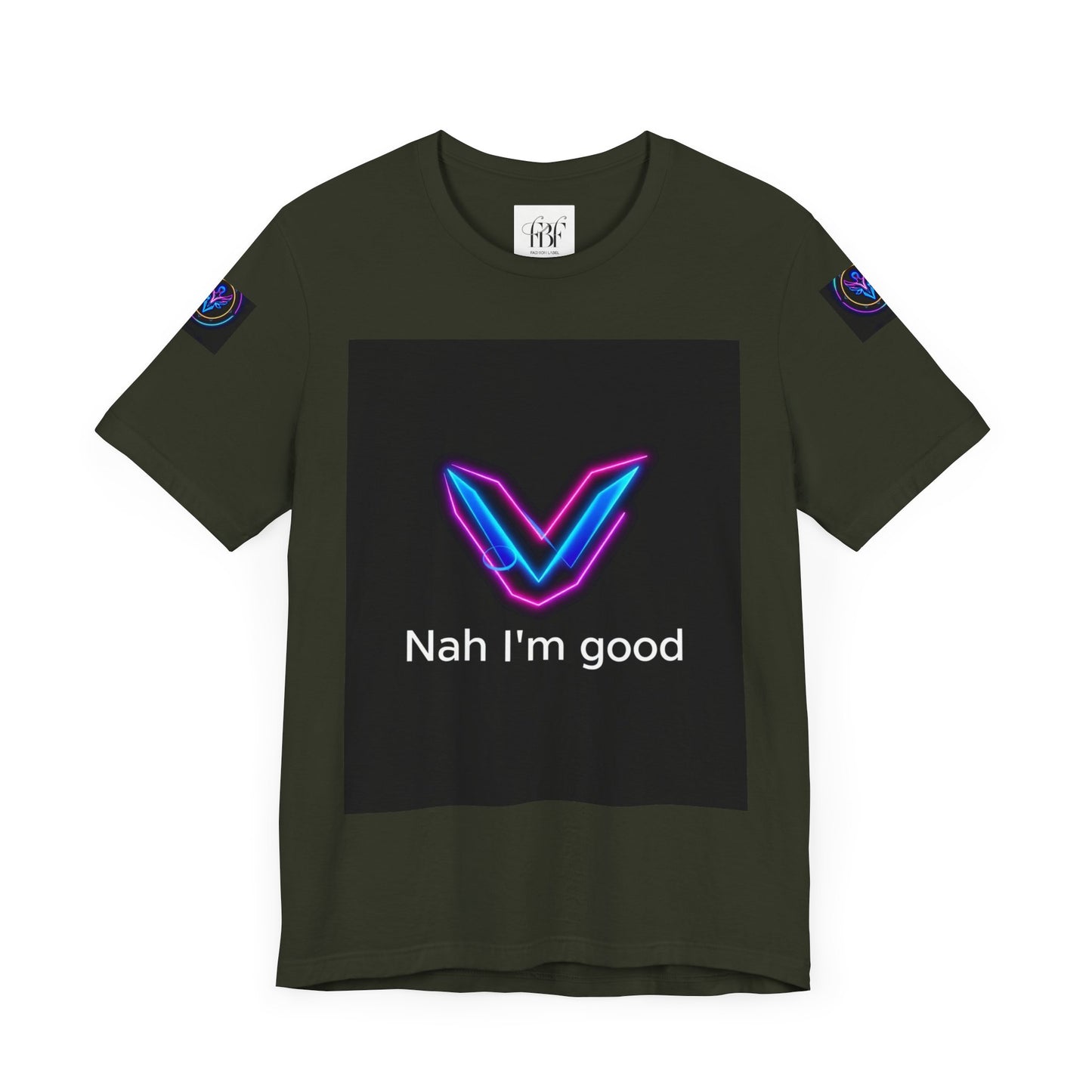 Neon Graphic Tee for Trendy Vibes, Casual Wear, Gift for Friends, Streetwear, Relaxed Fit, Graphic Art Tee