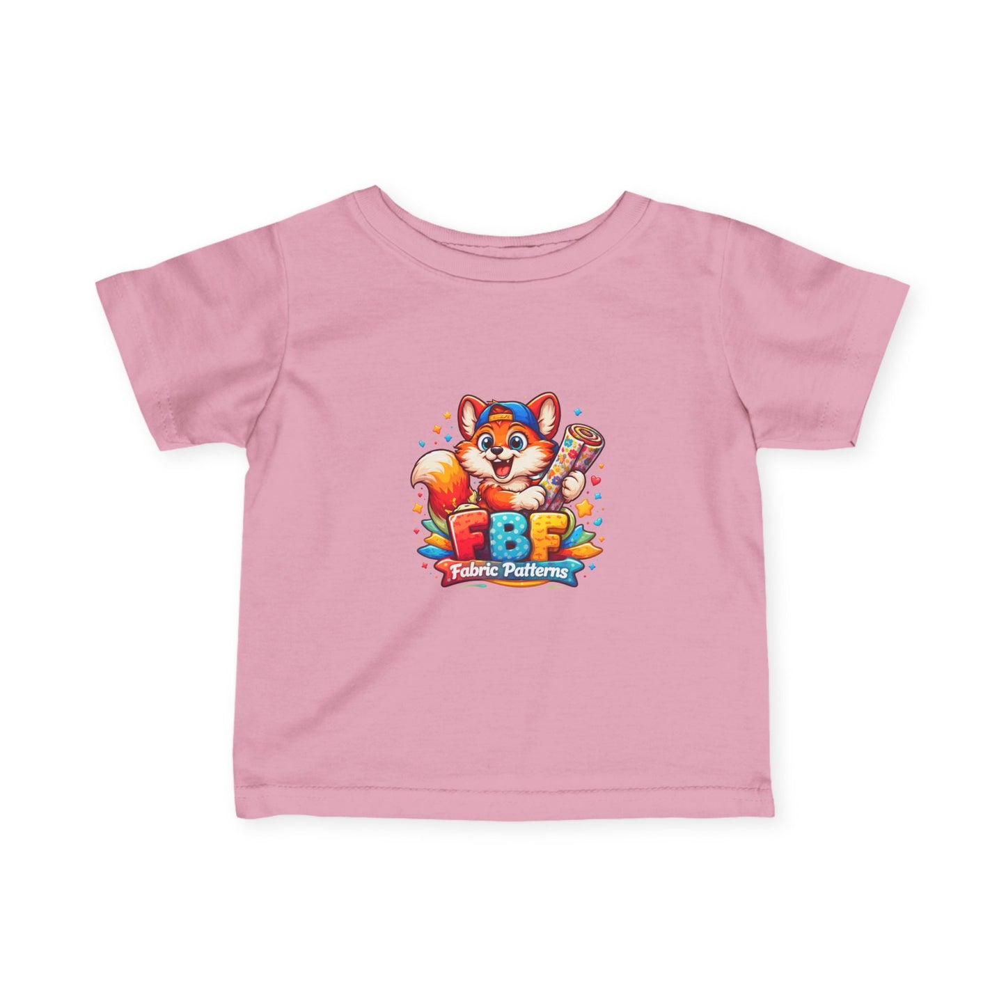 Infant Tee — Cute Fox "Faith Fox" Graphic Baby Shirt