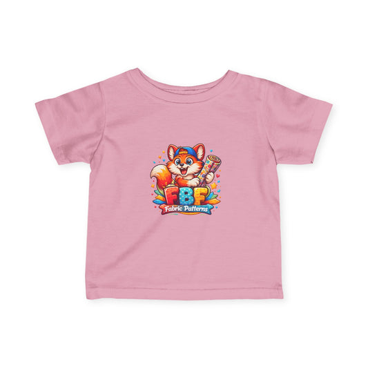 Infant Tee — Cute Fox "Faith Fox" Graphic Baby Shirt