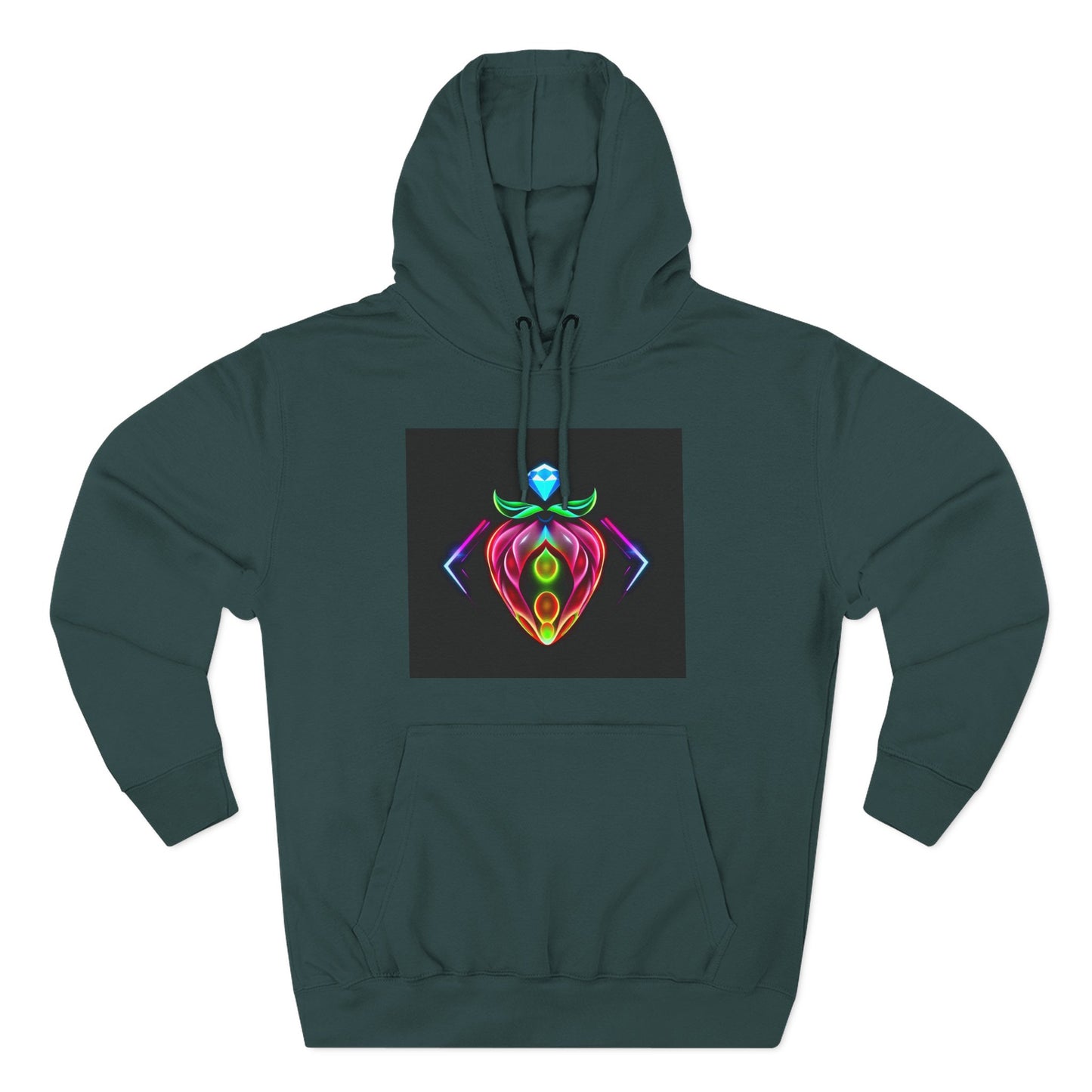 Vibrant Art Hoodie, Colorful Fleece Hoodie, Unique Sweatshirt, Artistic Gift, Cozy Layer for Every Occasion