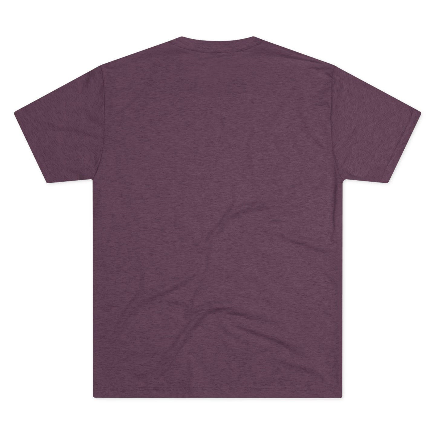 Fitness Motivation Tri-Blend Crew Tee - Vibrant Push-Up Design