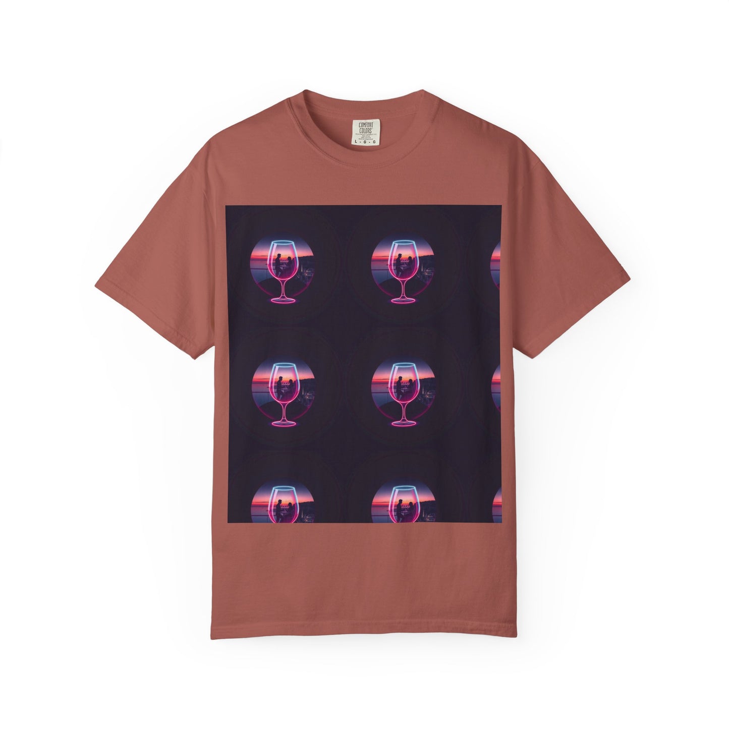 Retro Sunset Glasses T-Shirt, Unisex Garment-Dyed Tee for Casual Wear, Vintage Aesthetic Shirt, Gift for Friends, Summer Vibes Tee, [...]
