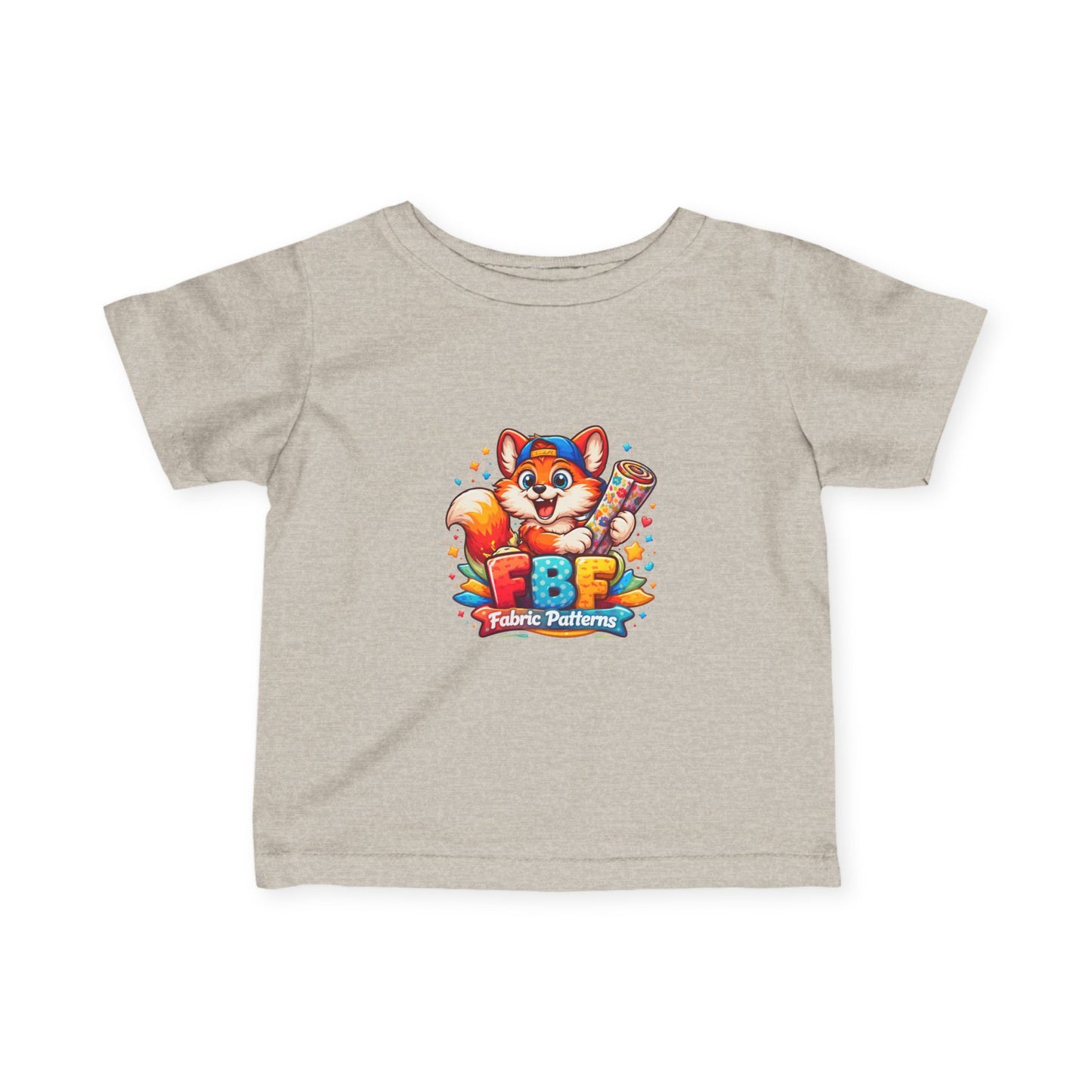 Infant Tee — Cute Fox "Faith Fox" Graphic Baby Shirt