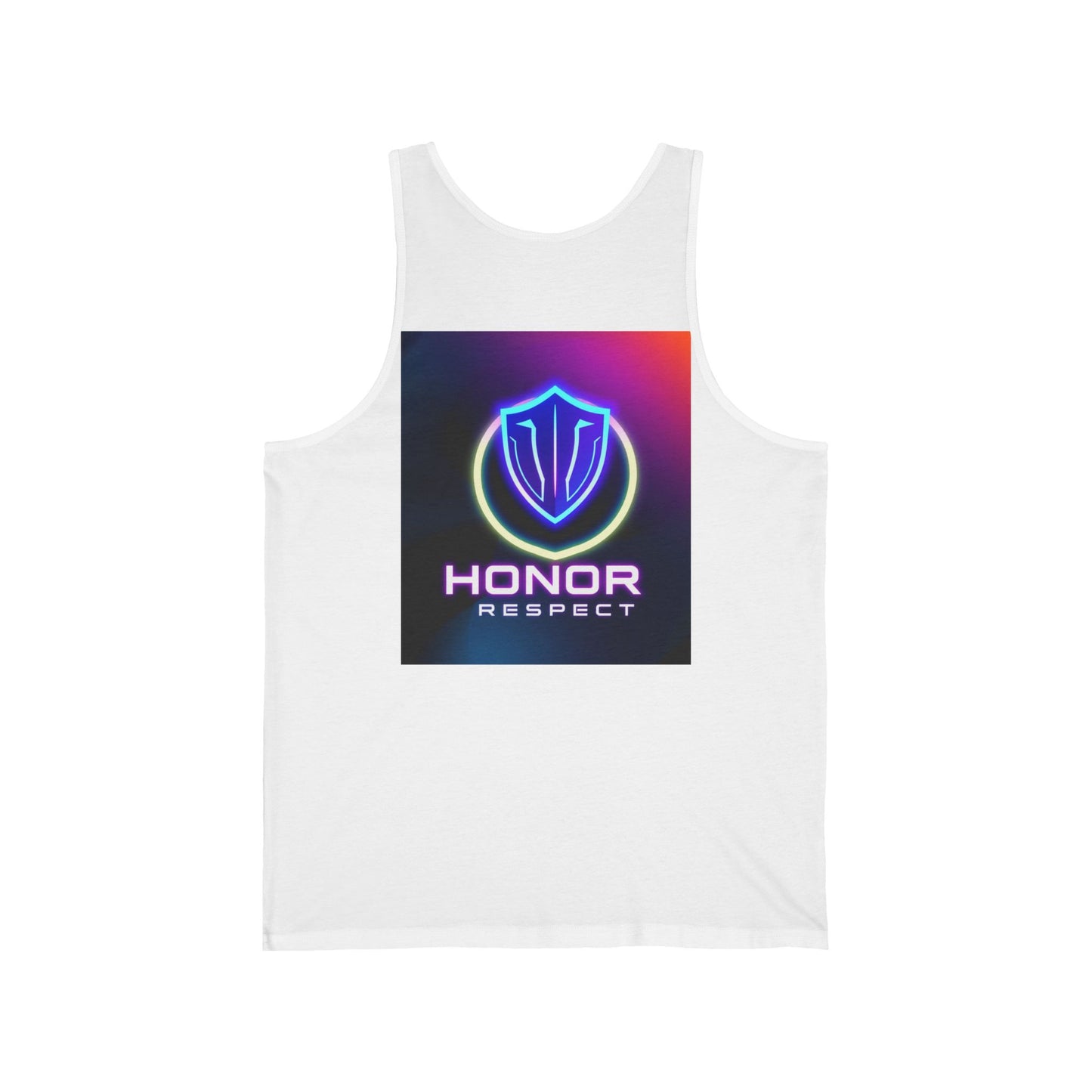 Neon Graphic Tank Top, Inspiring Workout Apparel, Unisex Jersey Tank, Perfect Summer Wear, Motivational Fitness Gift, Integrity Honor [...]