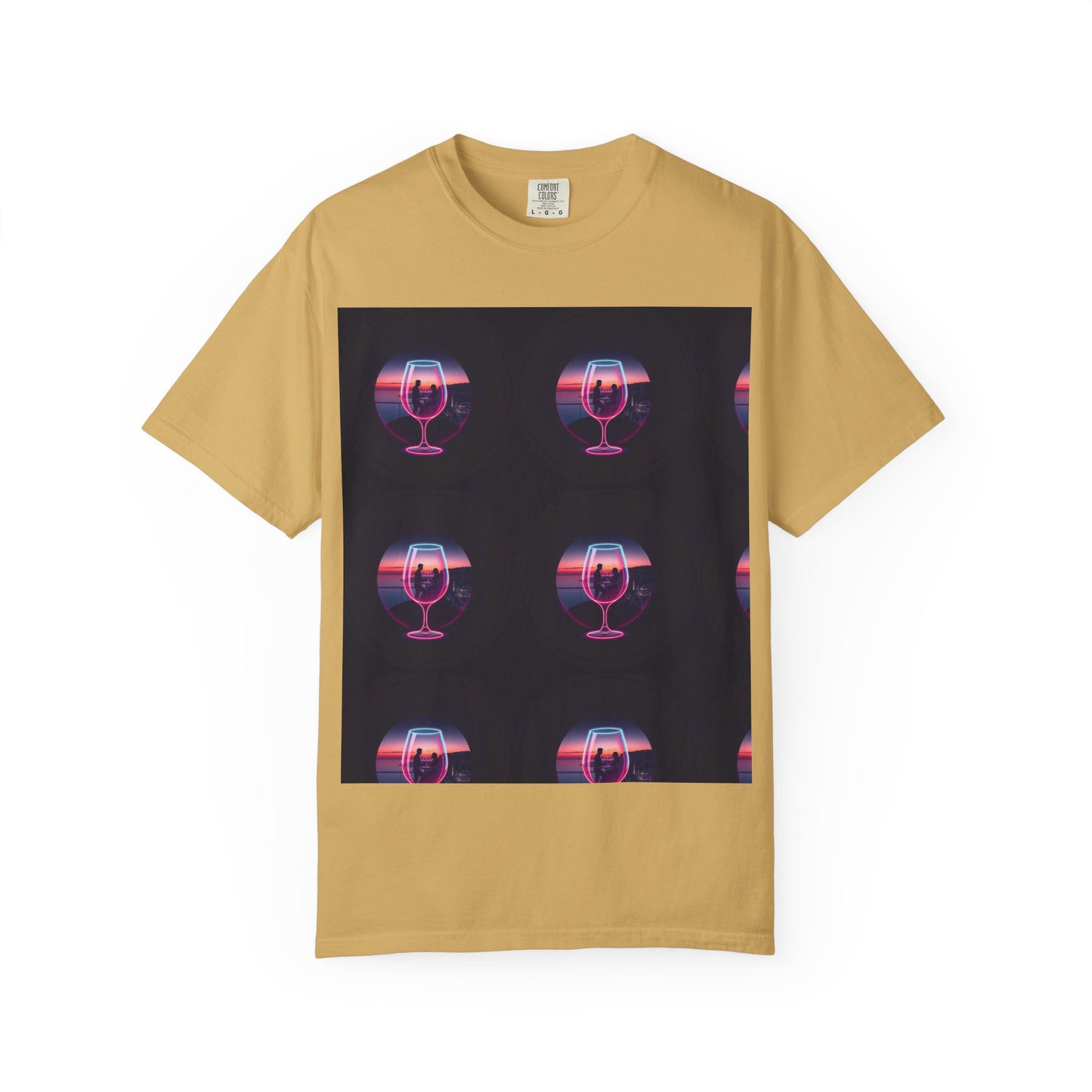 Retro Sunset Glasses T-Shirt, Unisex Garment-Dyed Tee for Casual Wear, Vintage Aesthetic Shirt, Gift for Friends, Summer Vibes Tee, [...]