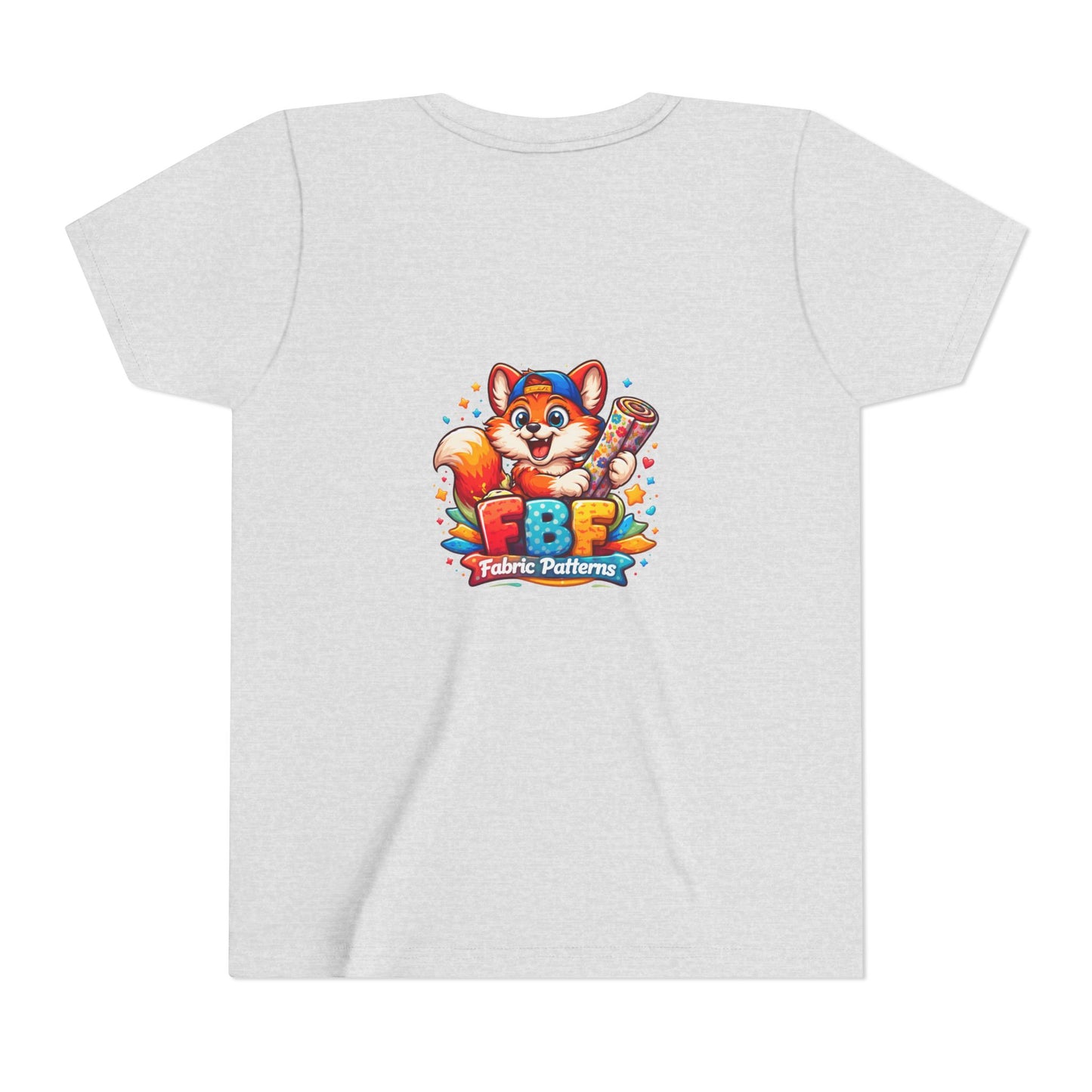 Youth Tee — Colorful Cartoon Fox 'FBF' Logo Kids Shirt