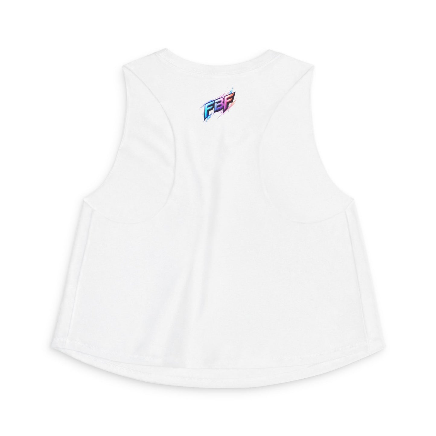 Crop Top — "Blood Sweat and Tears" Fitness Graphic Tank for Women