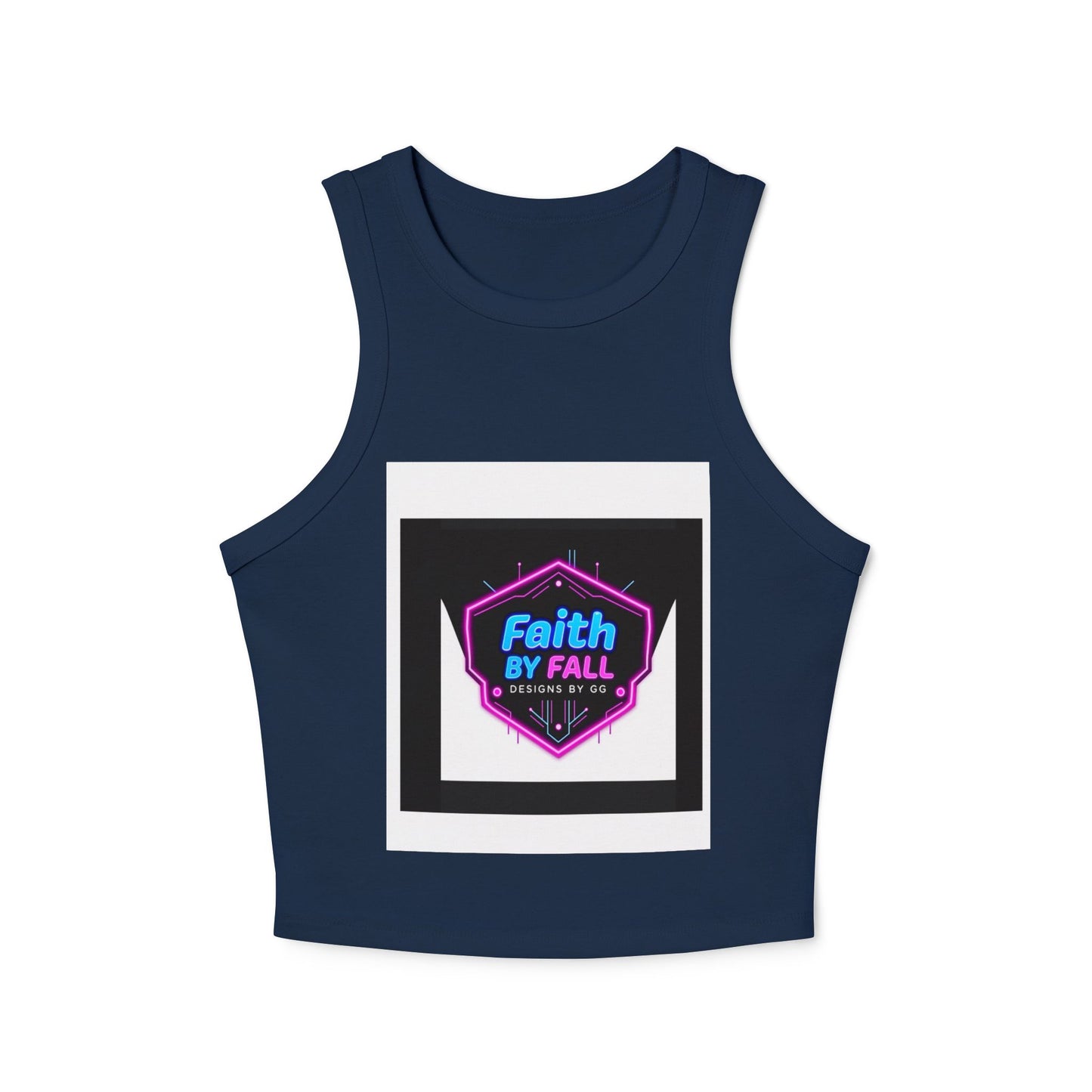Faith by Fall Women's Crop Tank, Stylish Summer Top, Festival Wear, Workout Gear, Fashionable Gift for Her