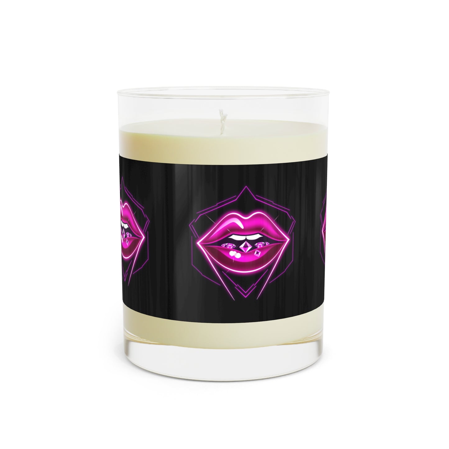 Glamorous Scented Candle - Full Glass Beauty, Decorative Aromatherapy Candle, Luxury Gift for Her, Home Decor, Self-Care Essential