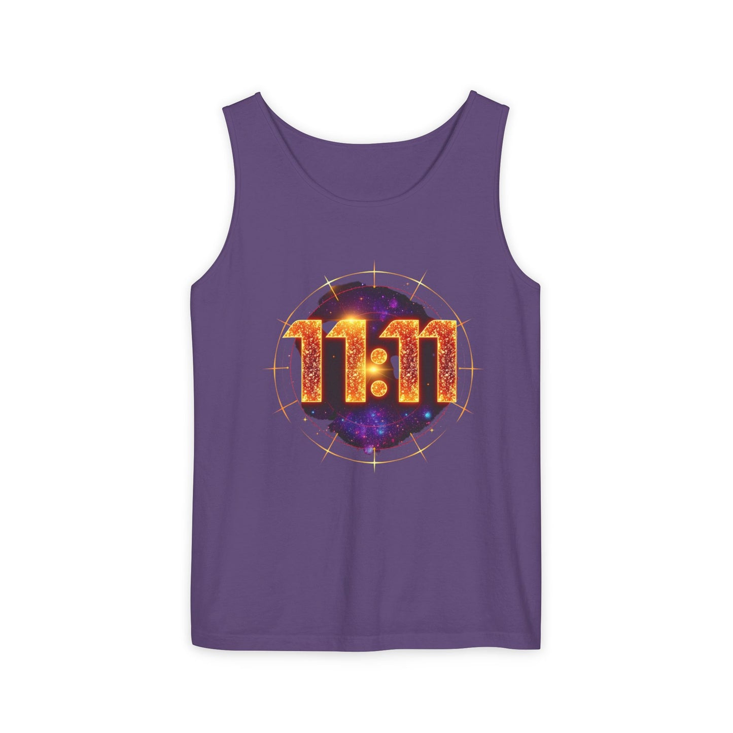 Celestial Glow Tank Top - 11:11 Design, Unisex, Festival Wear, Summer Style, Spiritual Gift, Casual Comfort