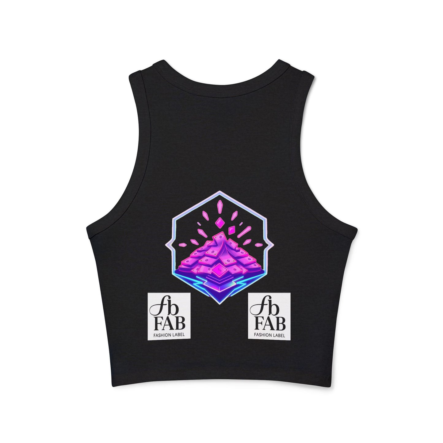 Wealth Attraction Racer Tank Top | Motivational Workout Top, Fitness Clothing, Gift for Her, Summer Essential, Self-Care Apparel