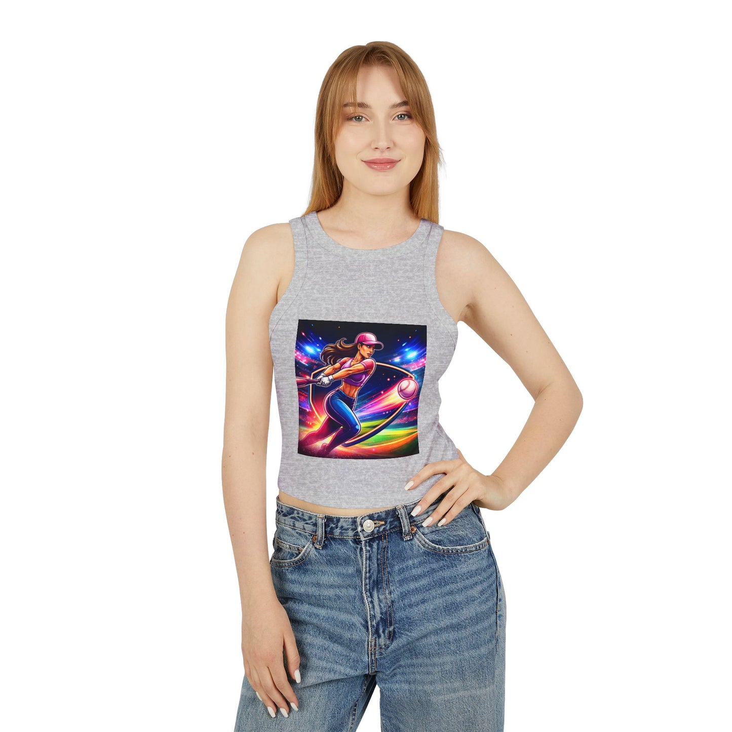 Women's Micro Rib Racer Tank Top
