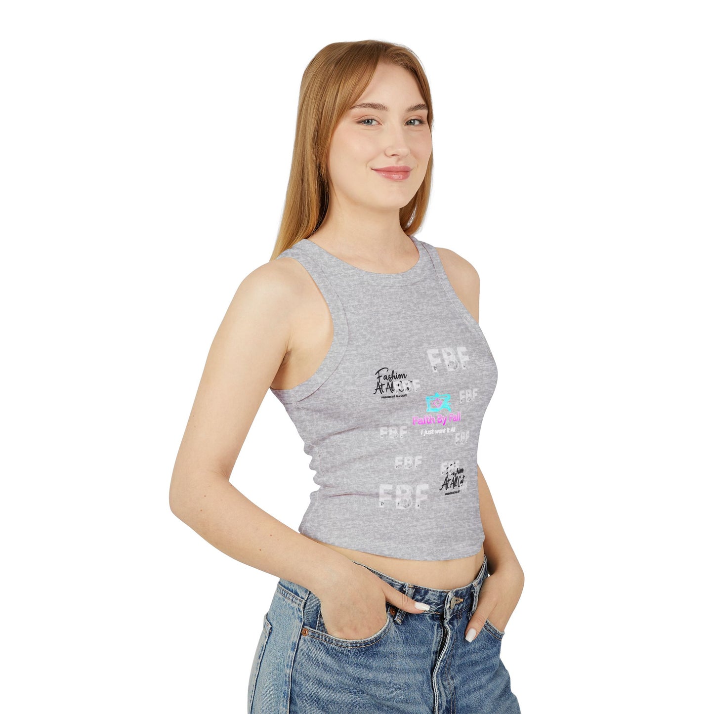 Women's Inspirational Graphic Tank Top, Faith By Fall Tank, Casual Summer Top, Spiritual Apparel, Trendy Activewear, Cute Workout Shirt