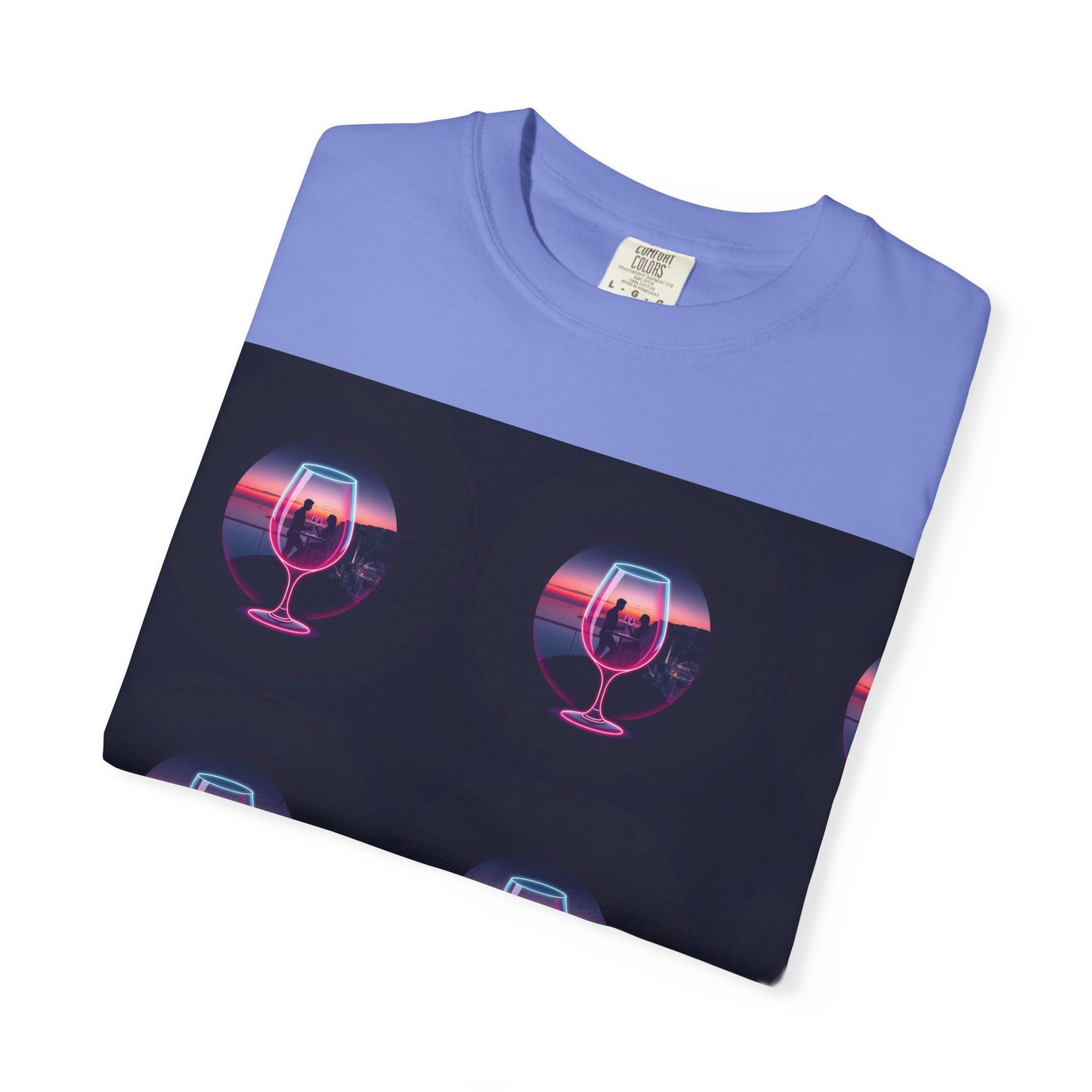 Retro Sunset Glasses T-Shirt, Unisex Garment-Dyed Tee for Casual Wear, Vintage Aesthetic Shirt, Gift for Friends, Summer Vibes Tee, [...]