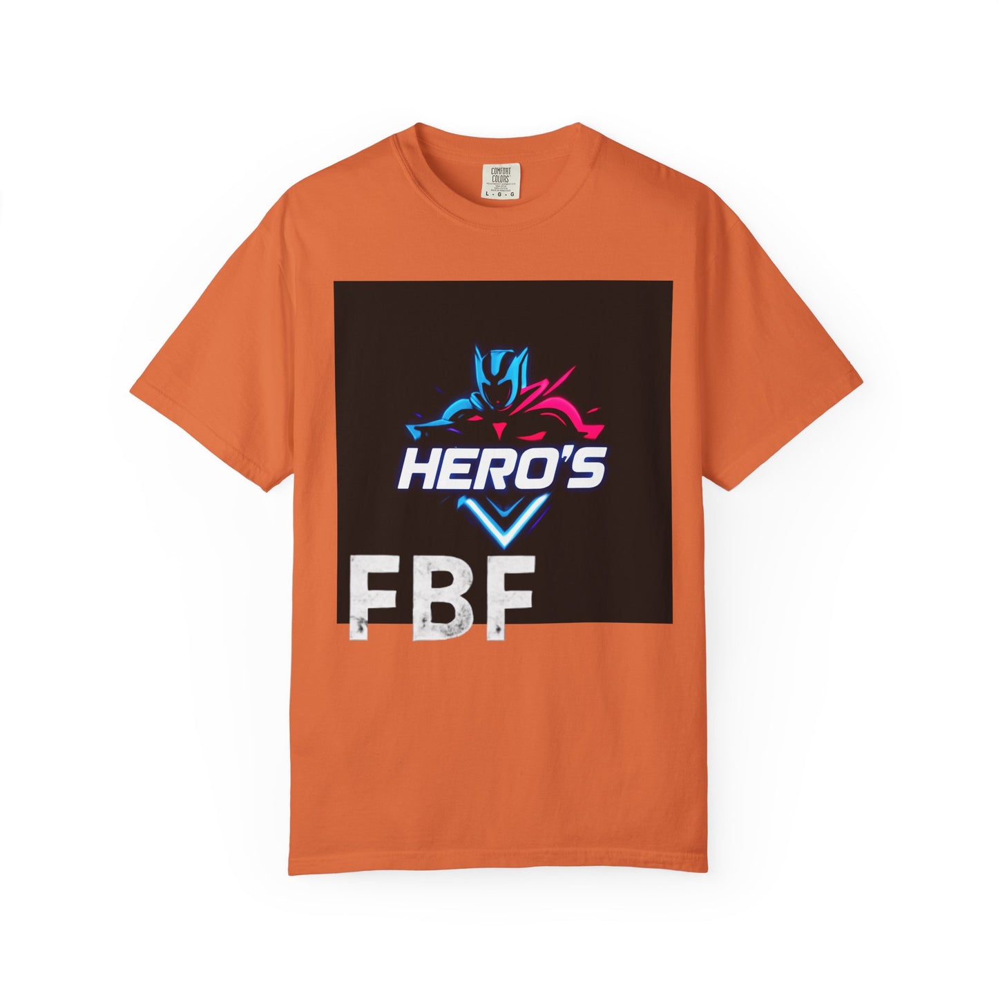 Hero's Unisex Garment-Dyed T-shirt, Casual Tee, Perfect for Gifting, Comic Fans, Hero Celebrations, Graphic Tee, Everyday Wear