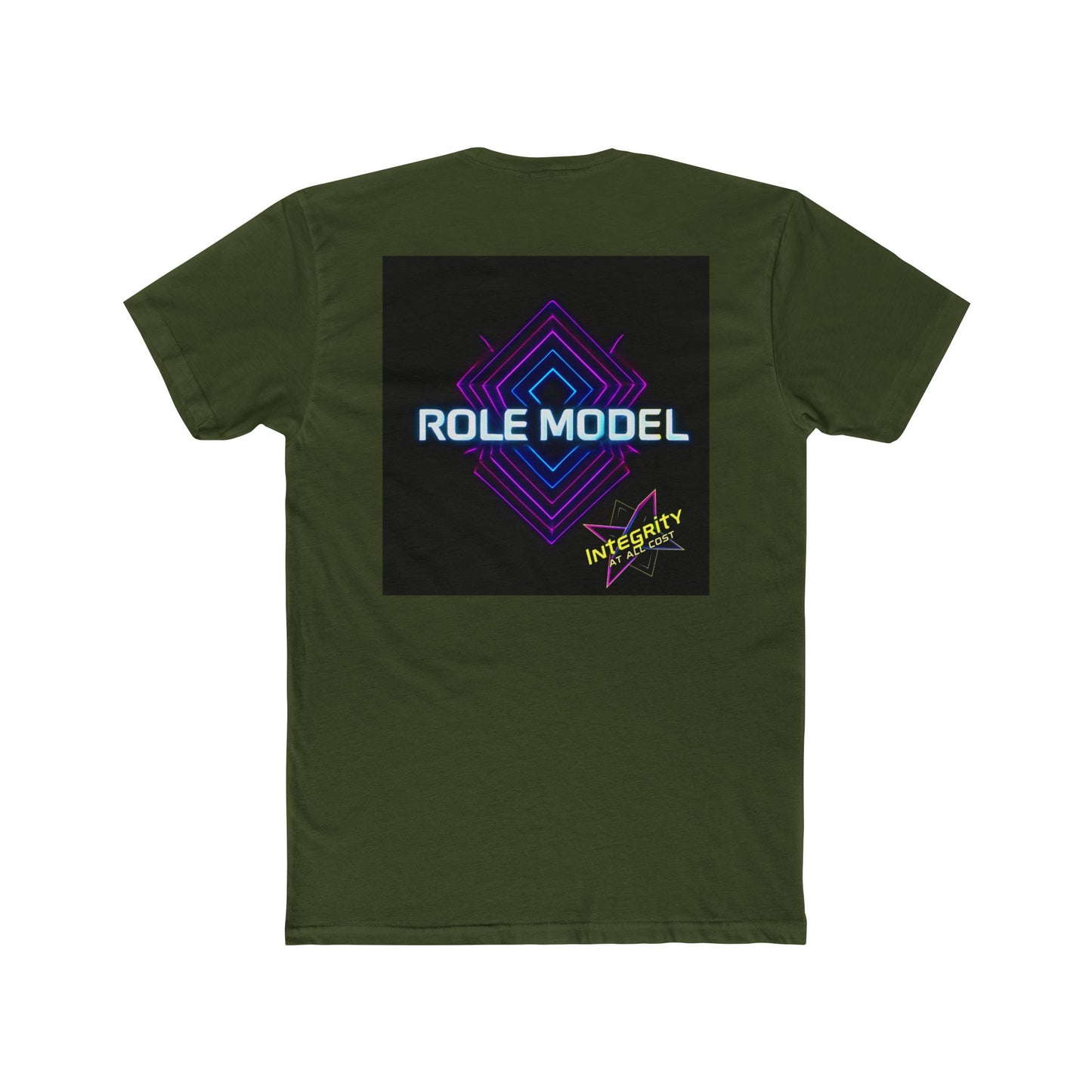 Unisex Cotton Crew Tee with Honor Respect and Role Model Design - Ideal for Gifts, Casual Wear, Appreciation Events, and Motivational Days