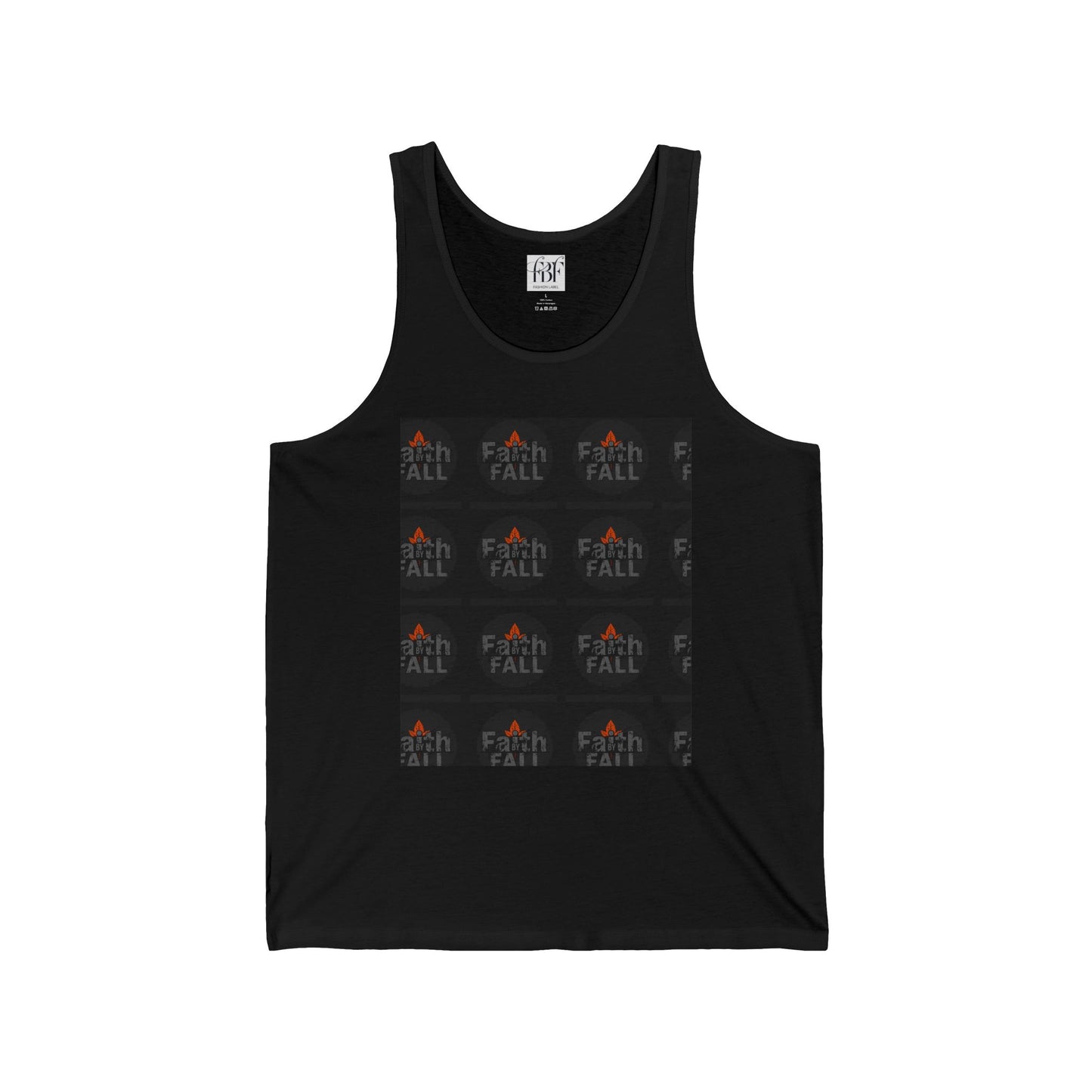 Fall Faith Unisex Jersey Tank Top - Inspirational Autumn Apparel