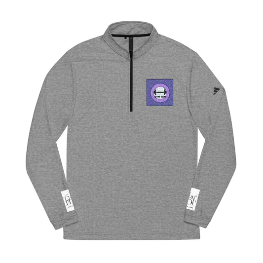 adidas® Embroidered Quarter-Zip Pullover - Stylish, Comfortable Activewear for Every Occasion